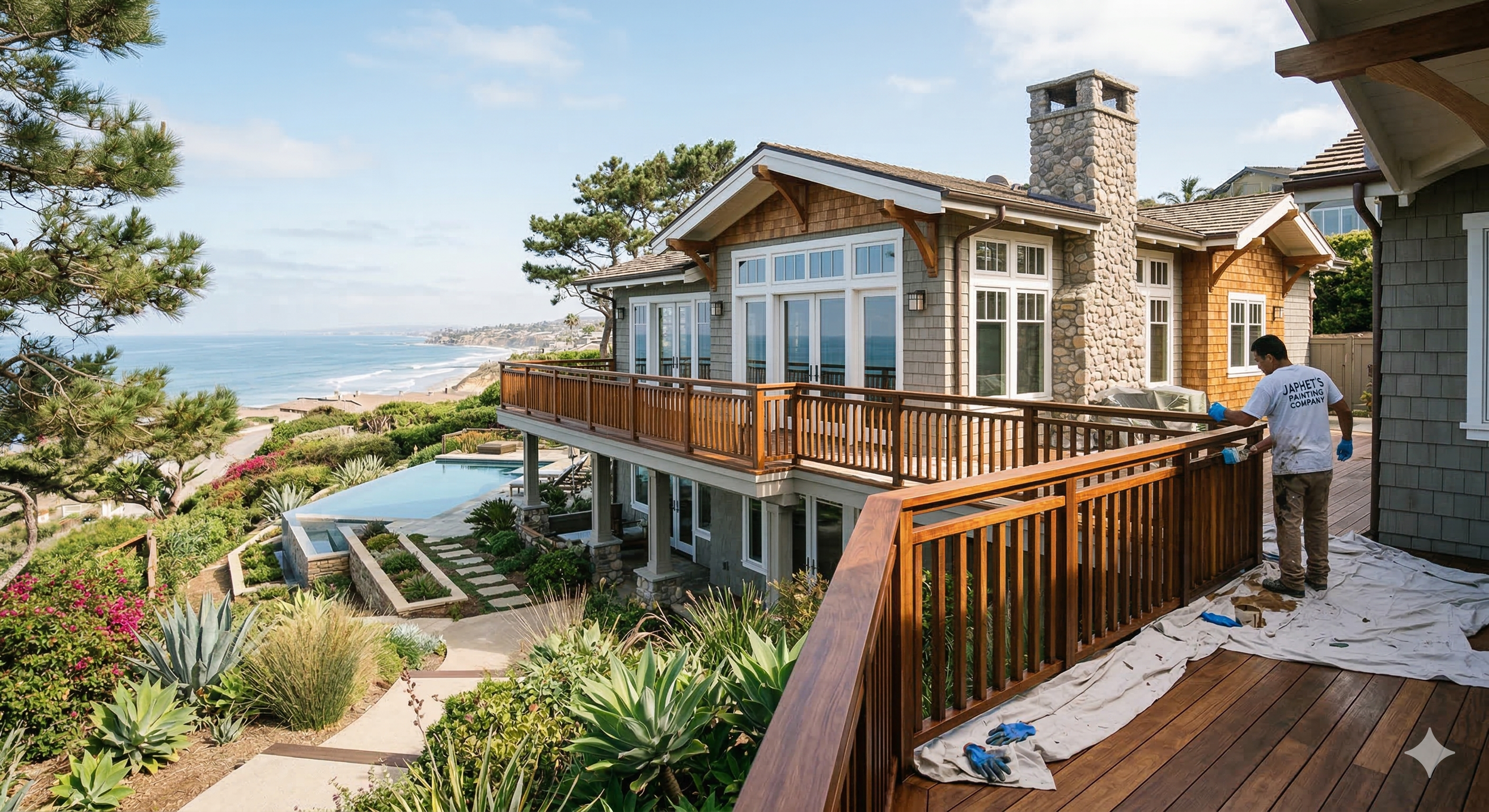 Beating the Del Mar Sun: Why Your Oceanfront Wood Needs More Than Just Stain