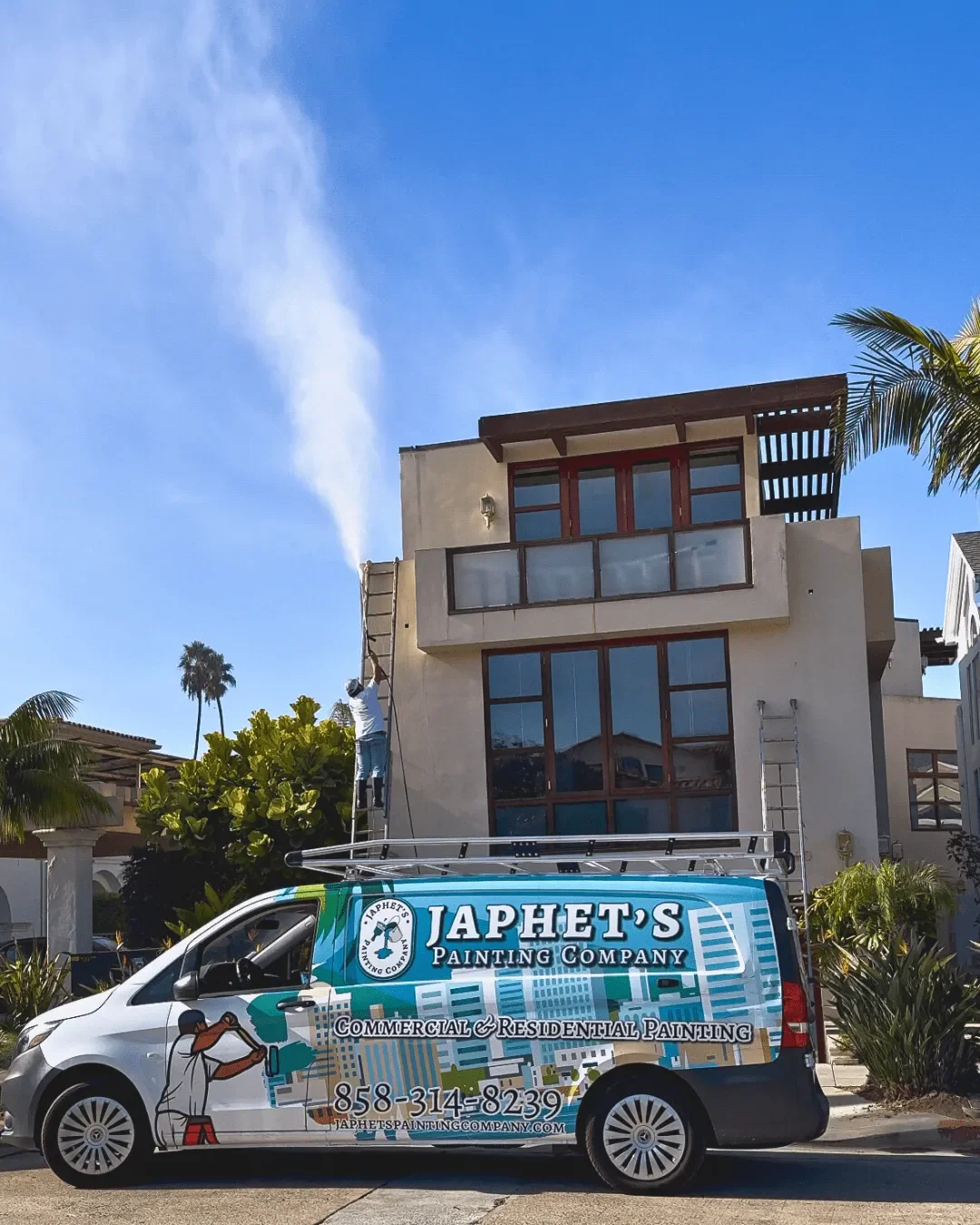 Best Painting Company in La Jolla: Inside a Recent Eaves Ave. Project by Japhet's Painting Company