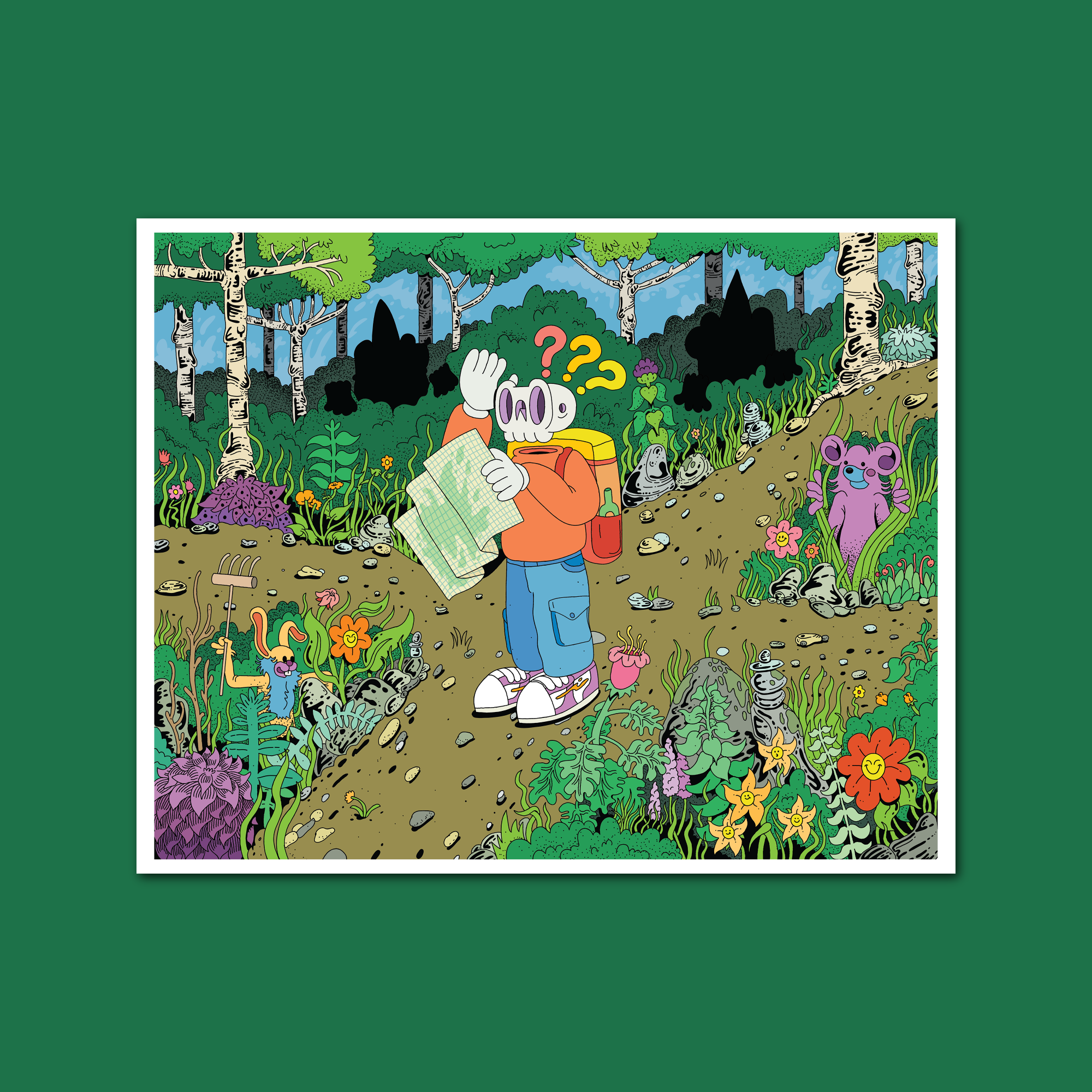 Lost in the Woods Print