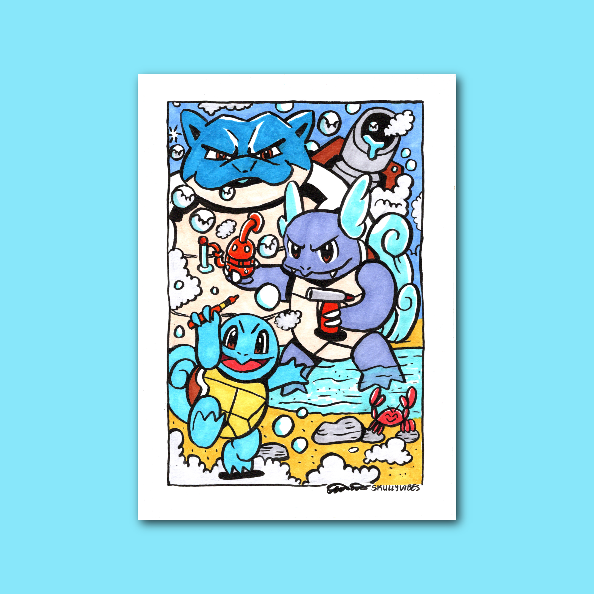 Squirtle Evo - 5x7