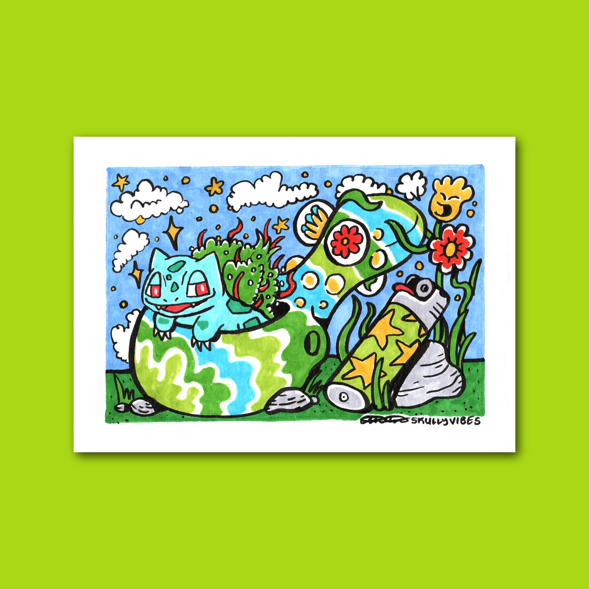 Bowlbasaur - 5x7