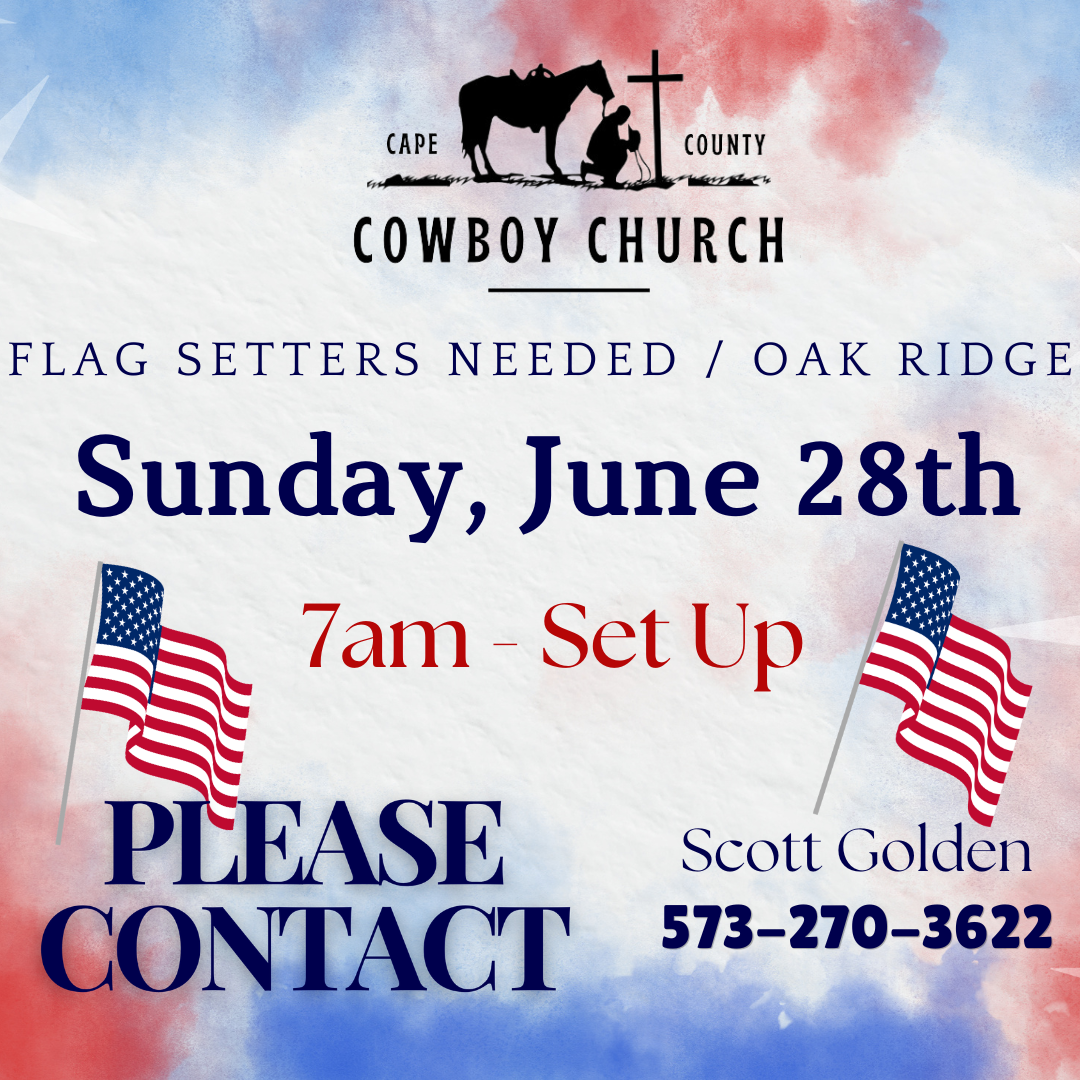 Flag Setters Needed at Oak Ridge