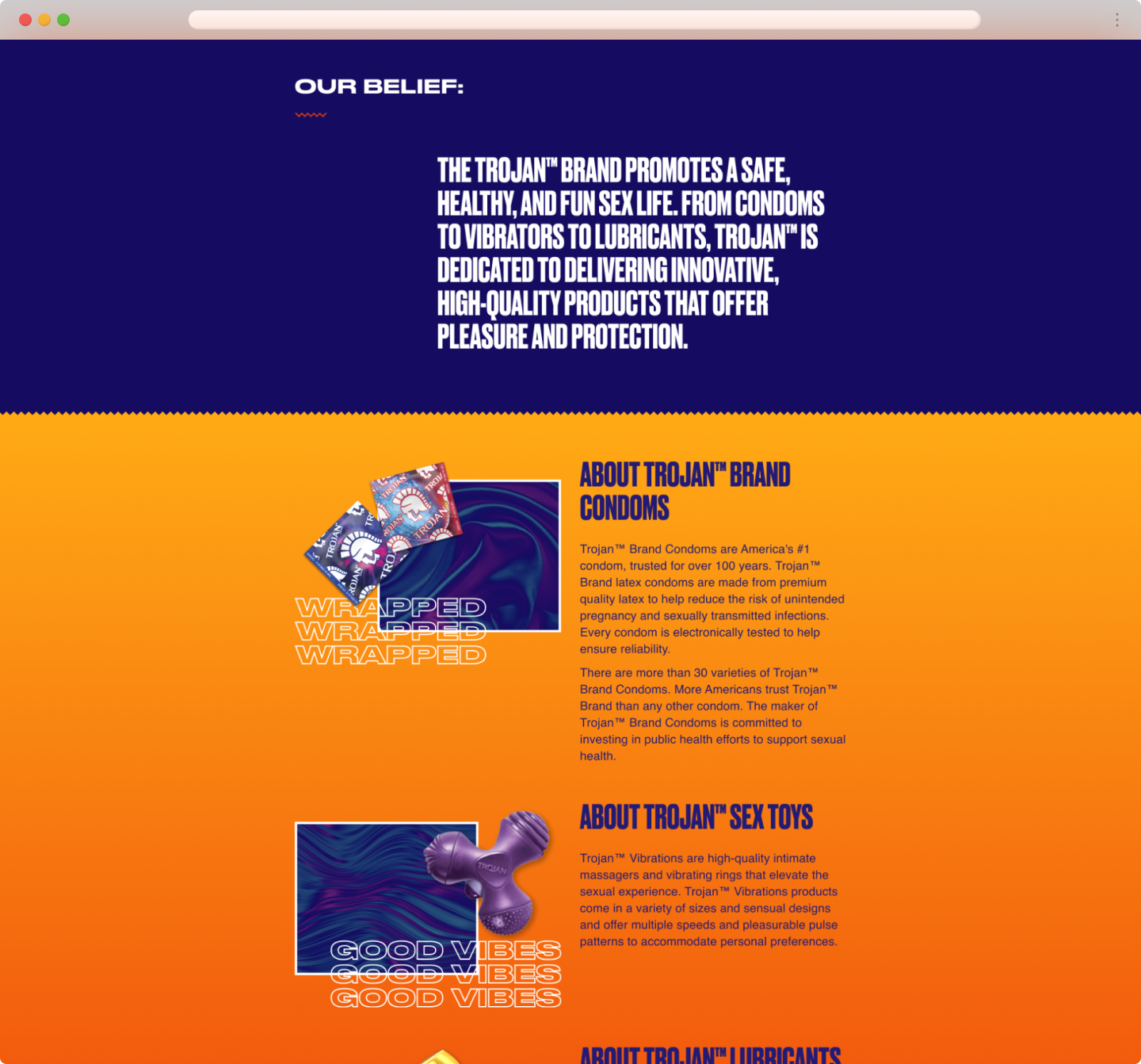 Web Design for Trojan Condoms Chia Kwa Web Design for Trojan Condoms Chia Kwa