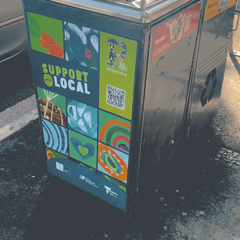 Banana on Cat Illustration Resevoir Bins InSitu.gif