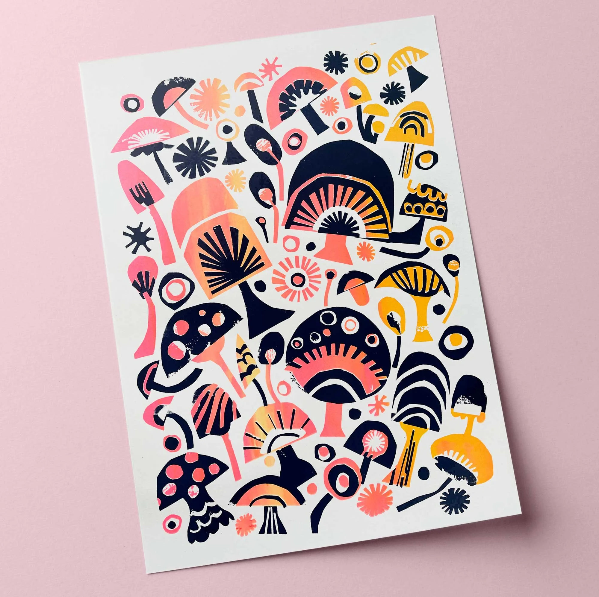 benjamin-allder-screenprint-paper-collage-mushroom-party-01.jpg