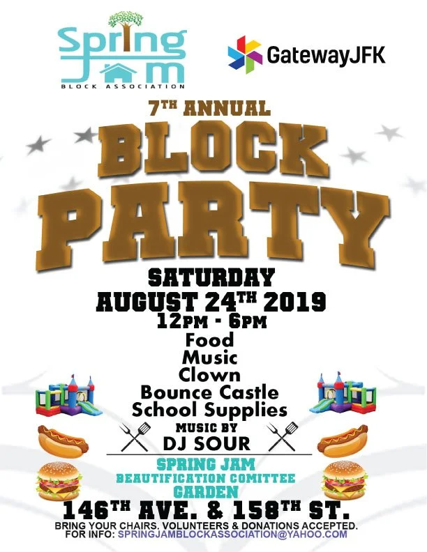 SpringJam Block PartySaturday 8/24