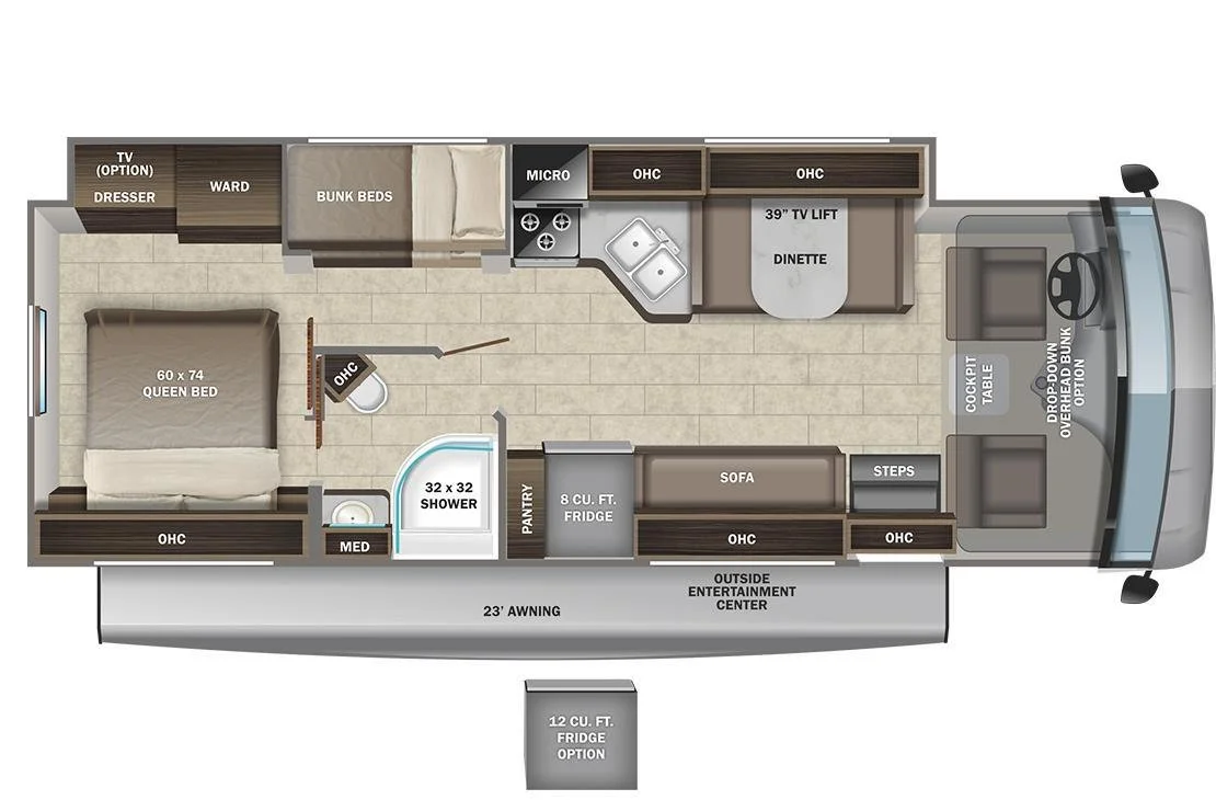 2022 Entegra Vision 29F Floorplan