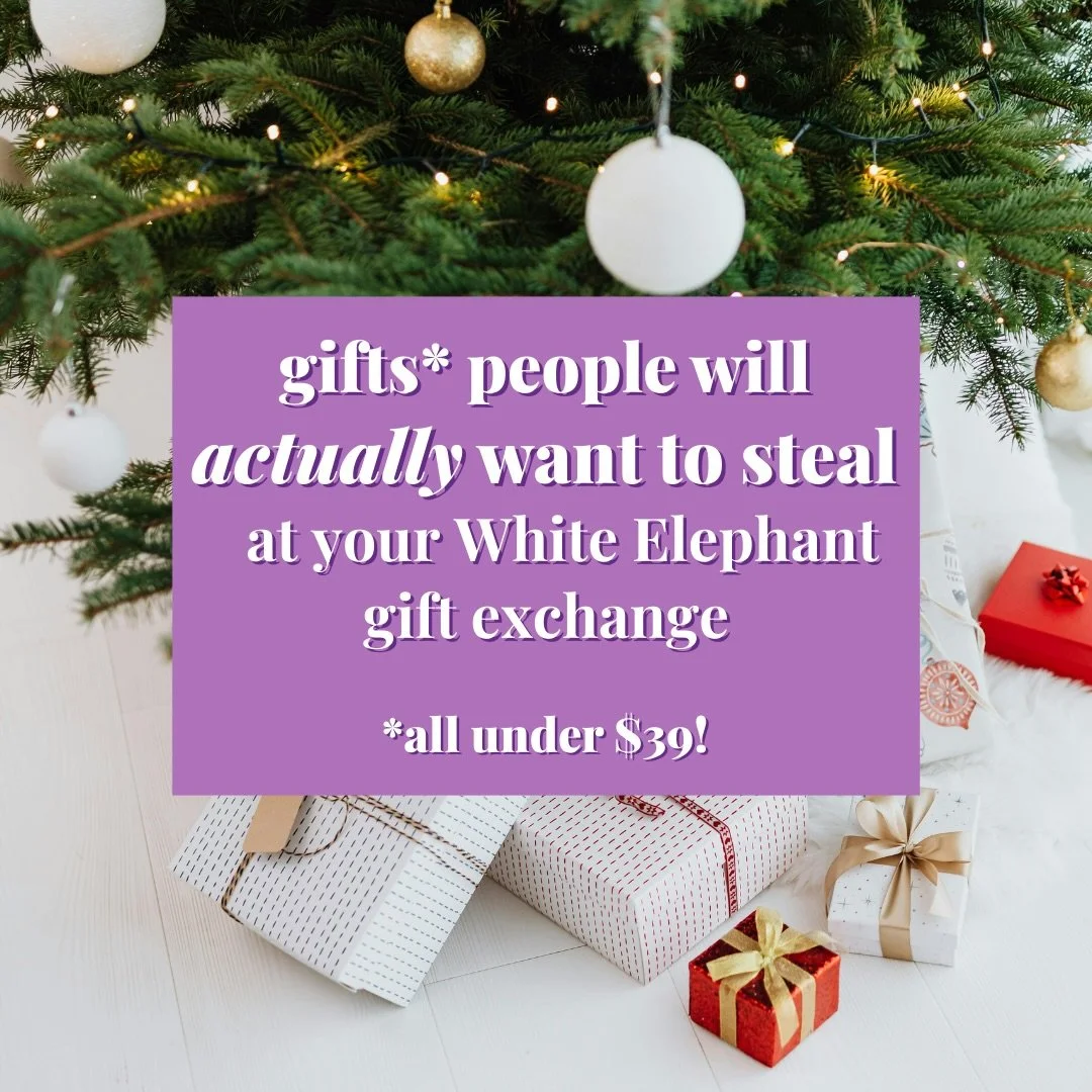 Want to win your White Elephant this year? Here are 5 gifts people will actually fight over. No gag gifts. Just fun, useful, steal-worthy ideas. Bonus: all of my recommendations are from Canadian brands 🇨🇦

🎁 Chai Concentrate from @spicegirlchai

