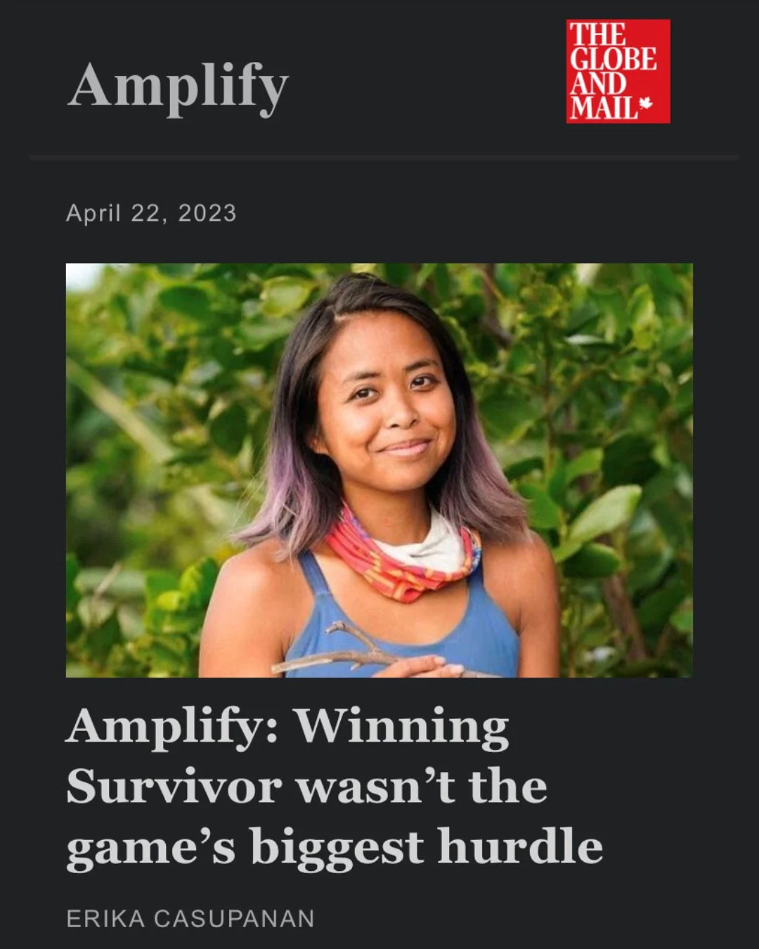 Erika Casupanan Globe and Mail.JPG