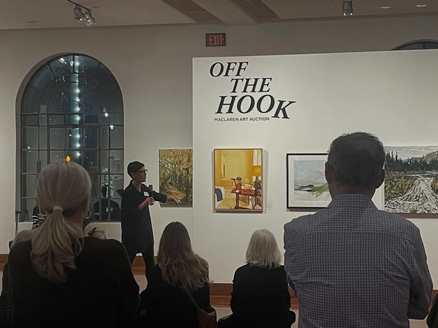 #offthehook #artauction #artistgathering #tonight @maclarenartcentre &hellip; This #beautifulcollection of #artworks is being auctioned for #maclarenartcentre #barrie on #fridayevening &hellip; #lotsmore #paintings and #sculptures available that are 