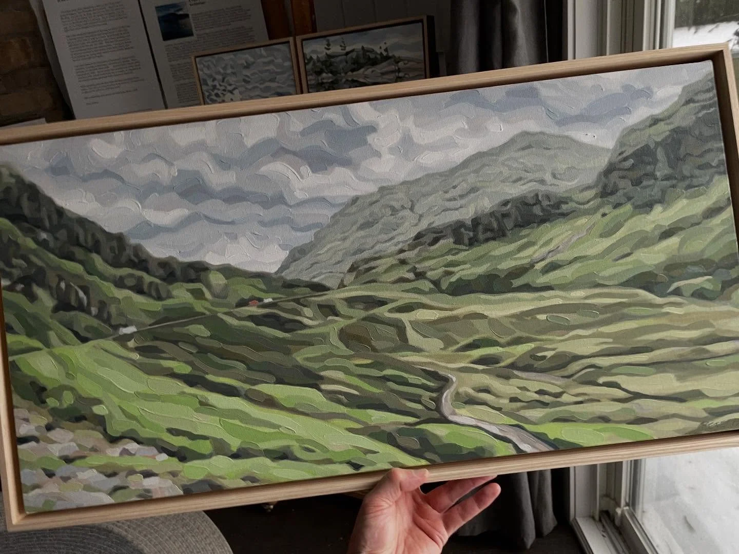 &ldquo;Grandeur at Glen Coe&rdquo; 15&rdquo;x30&rdquo; oil on canvas.  #swipetotheleft⬅️
