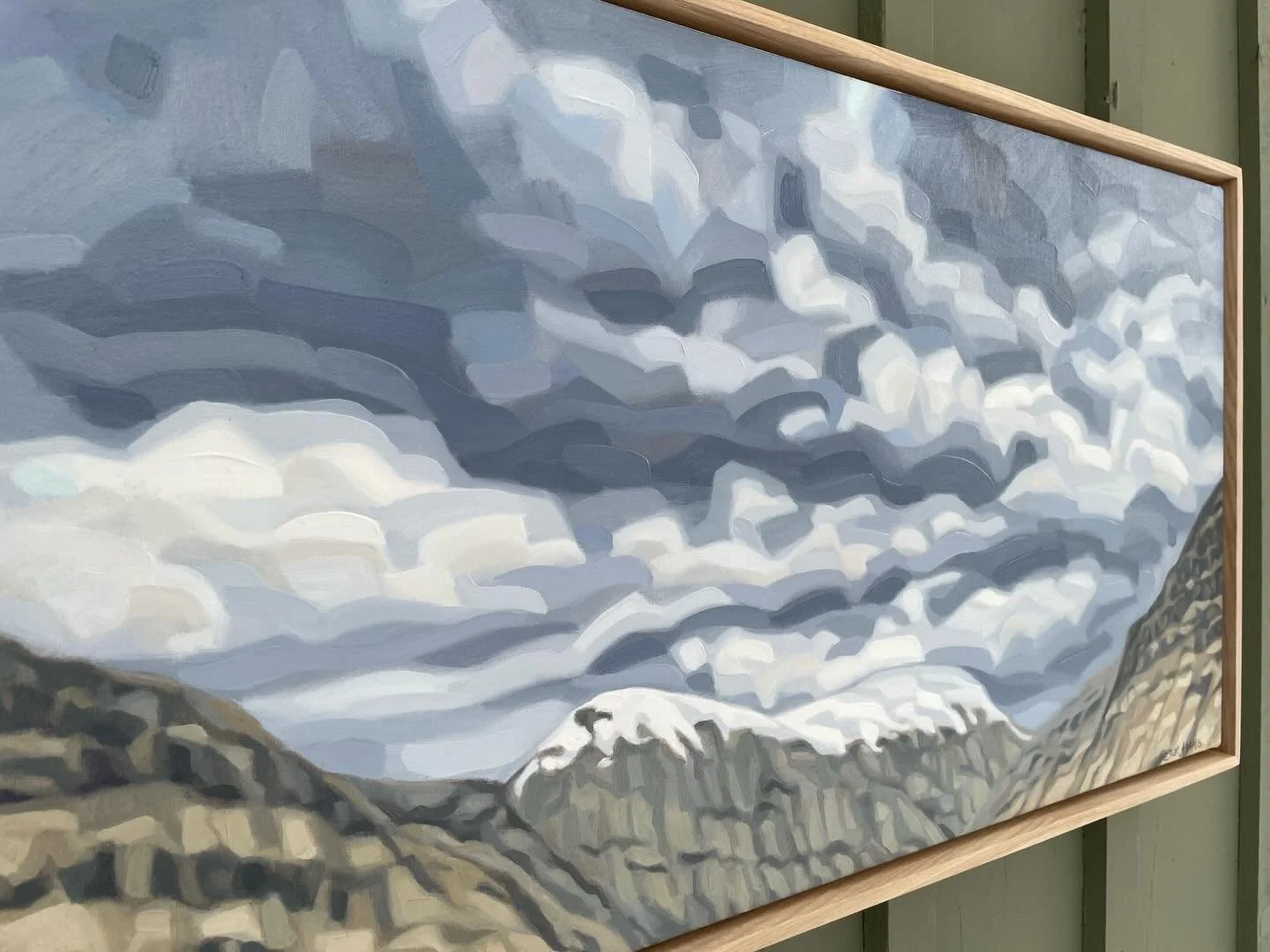 Took me a little while to get the tones right on this one.  Have made several paintings over the years inspired by this beautiful glen near the Scottish village of Bridge of Orchy.  #swipleft⬅️ #scottishlandscape #southernhighlands #bridgeoforchy #pe