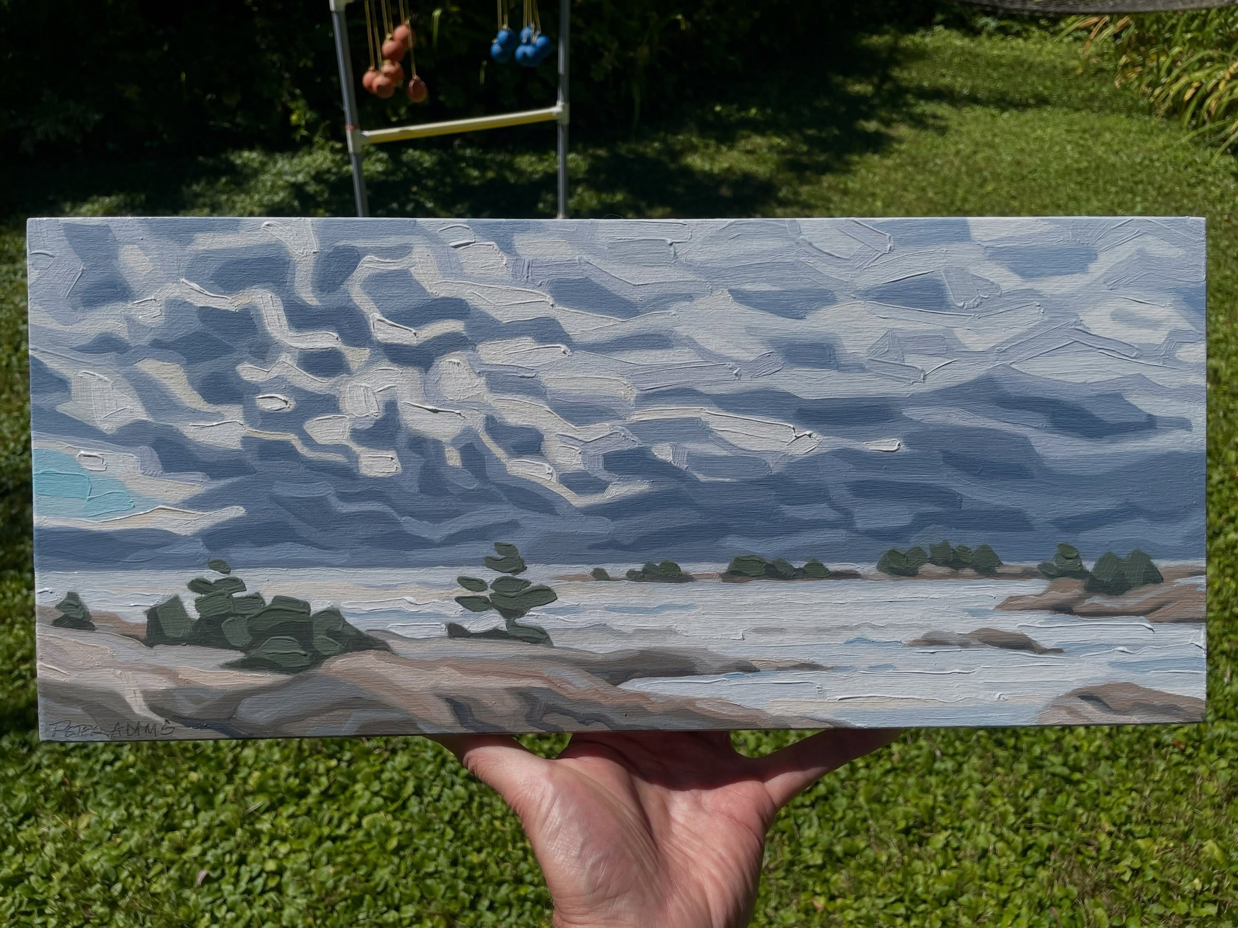 #newwork #wetpaint #backyardphotoshoot #fortheupcoming #ojibwayclubartshow @ojibwayclubartshow