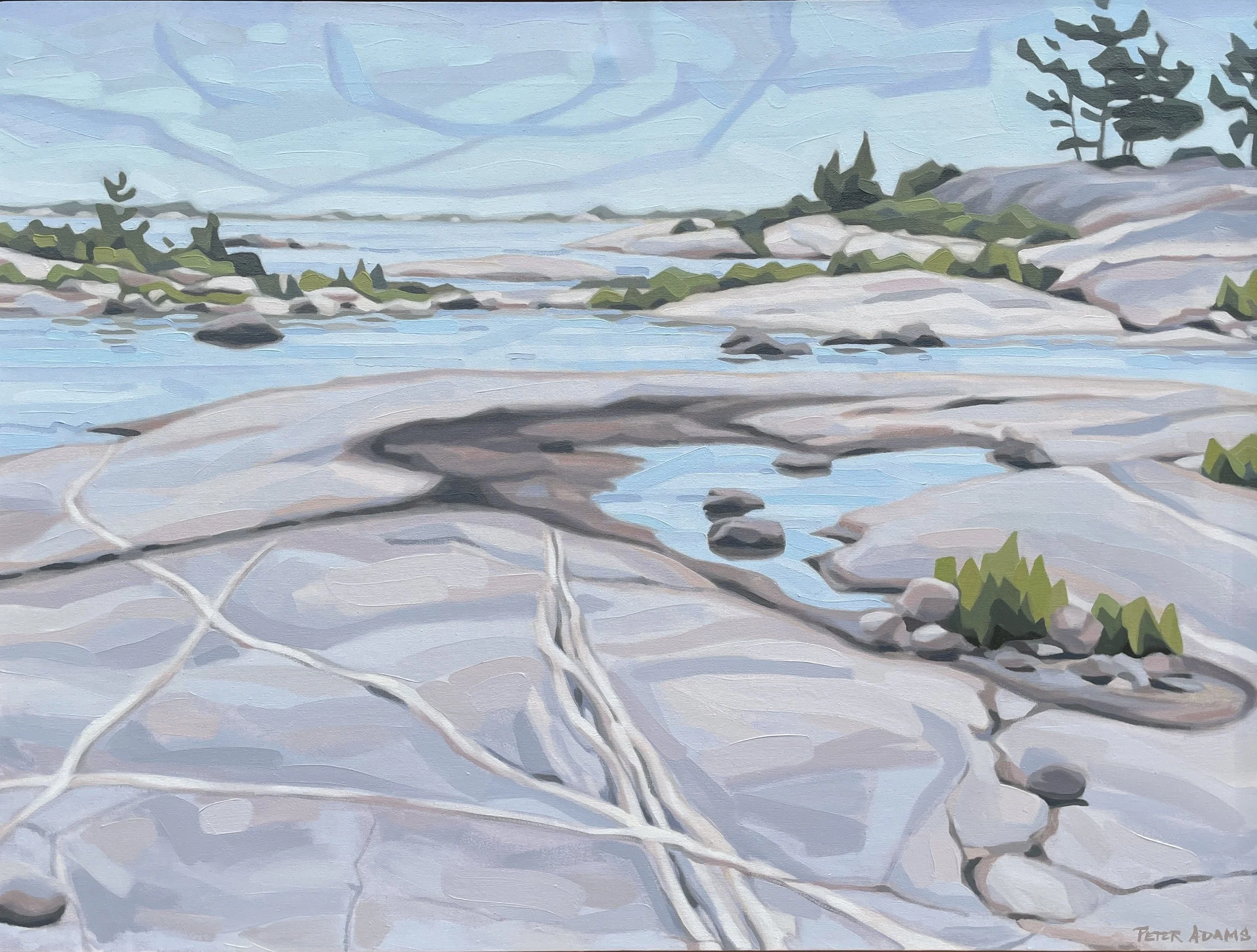 "Sanctuary Shallows" 36"x48" Oil on Canvas, Sold