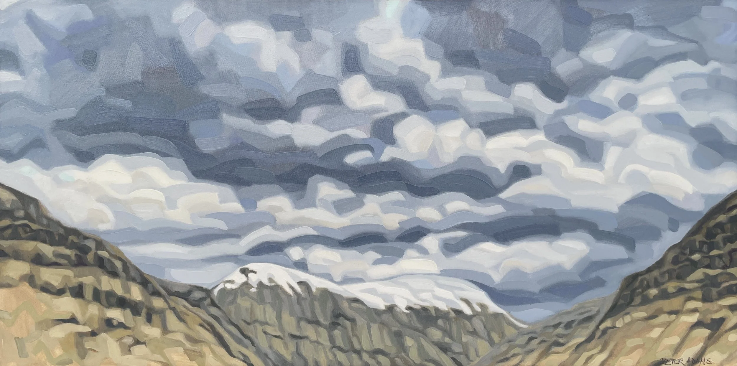 "Bridge of Orchy Glen" 15"x30" Oil on Canvas