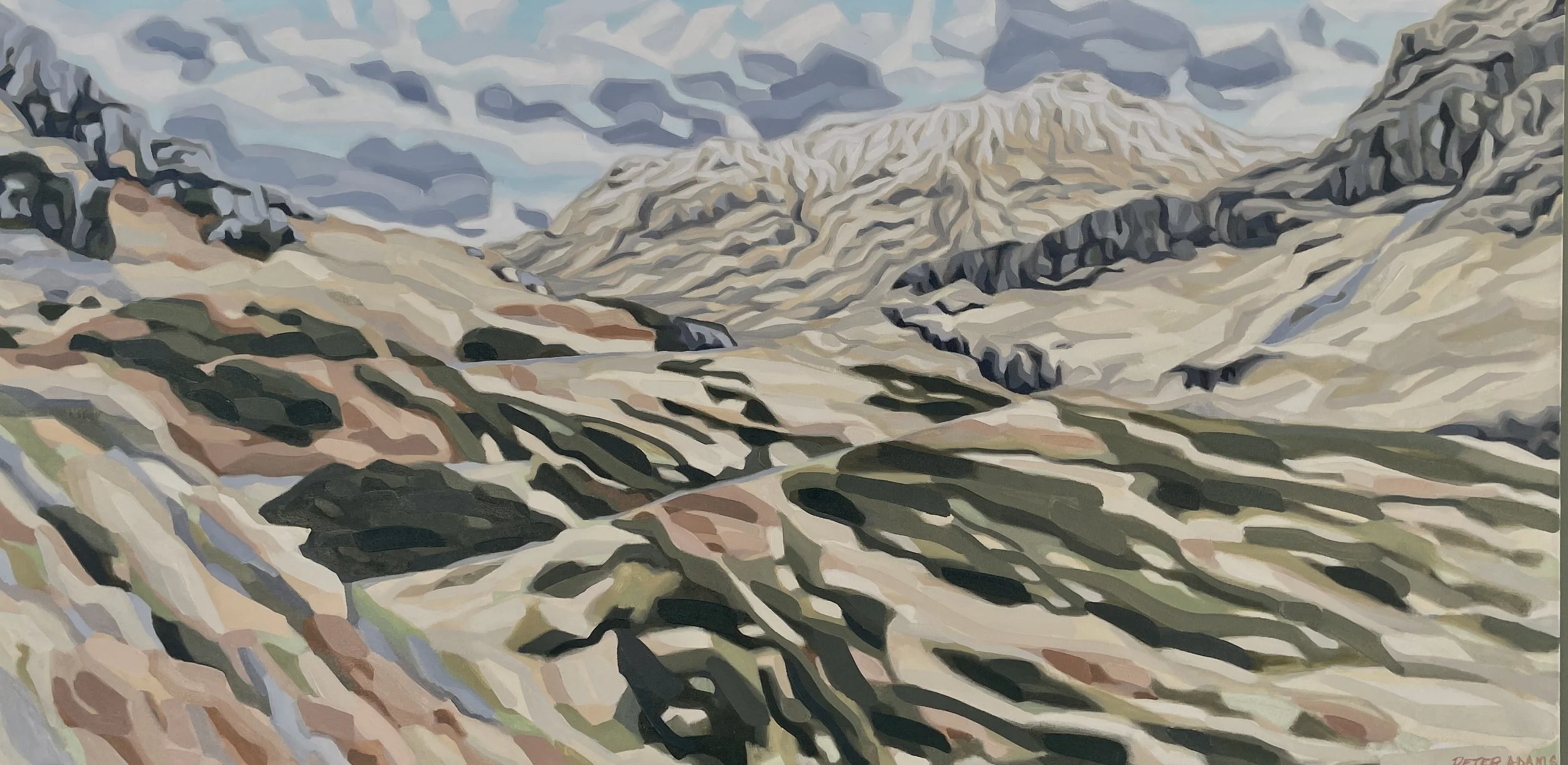 "Grandeur at Glencoe #2" 24"x48" Oil on Canvas, Sold