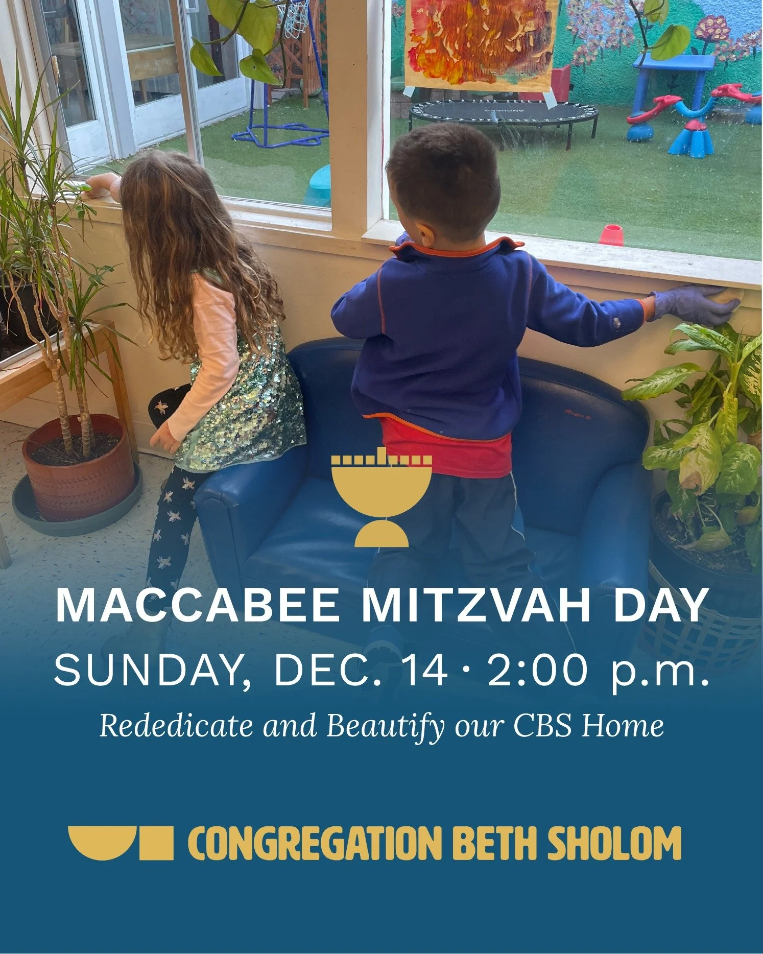 Join the effort to rededicate our sacred spaces before our Hanukkah celebration on December 14th!* We are especially in need of brave volunteers to help Adam Lowy and Ben Lieberman remove weeds from the overgrown area around the expired red zone bus 