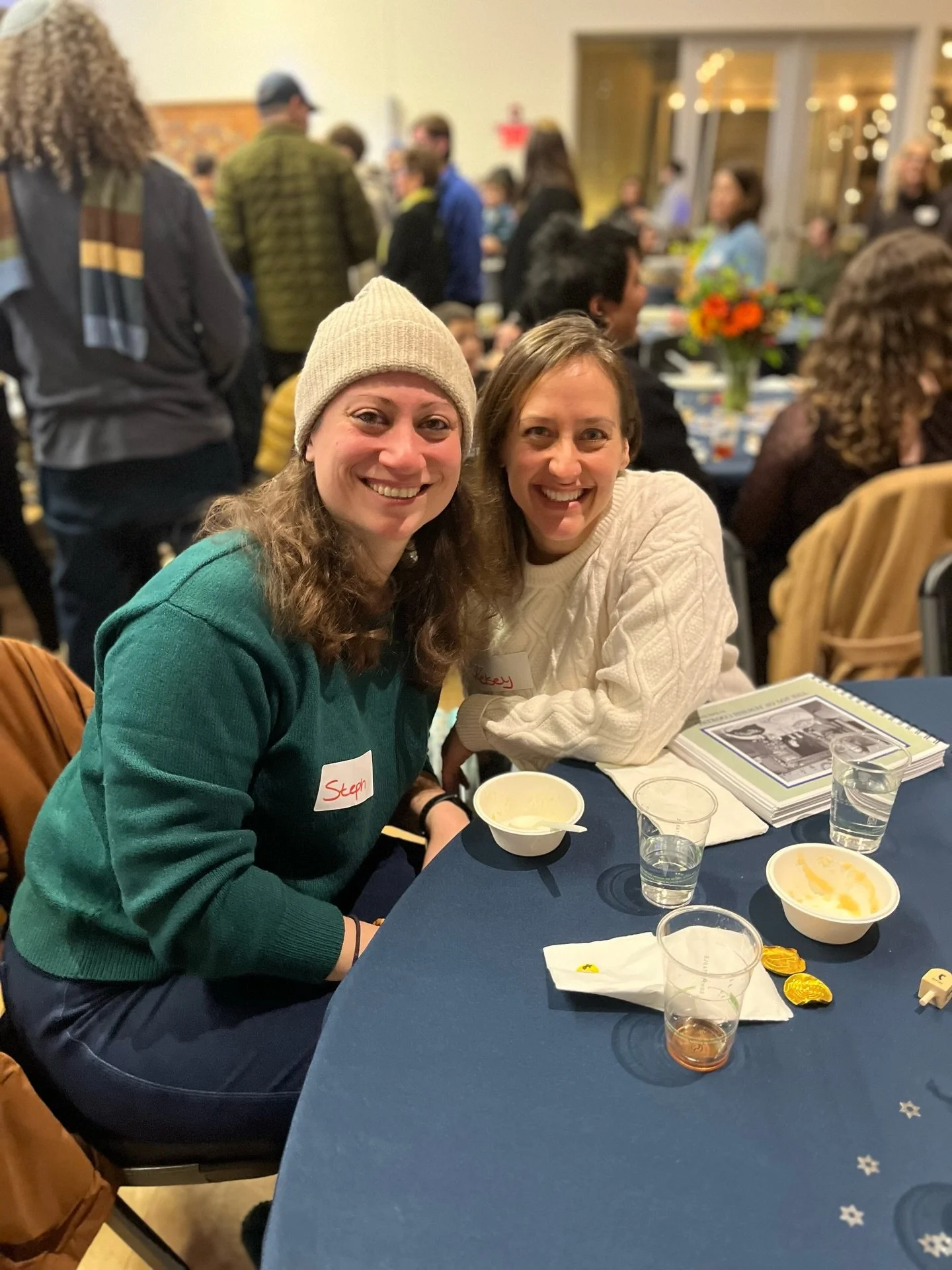 We are feeling the Hanukkah warmth and light! 💙 See you on Friday for our special Hanukkah edition Third Fridays Shabbat 💫