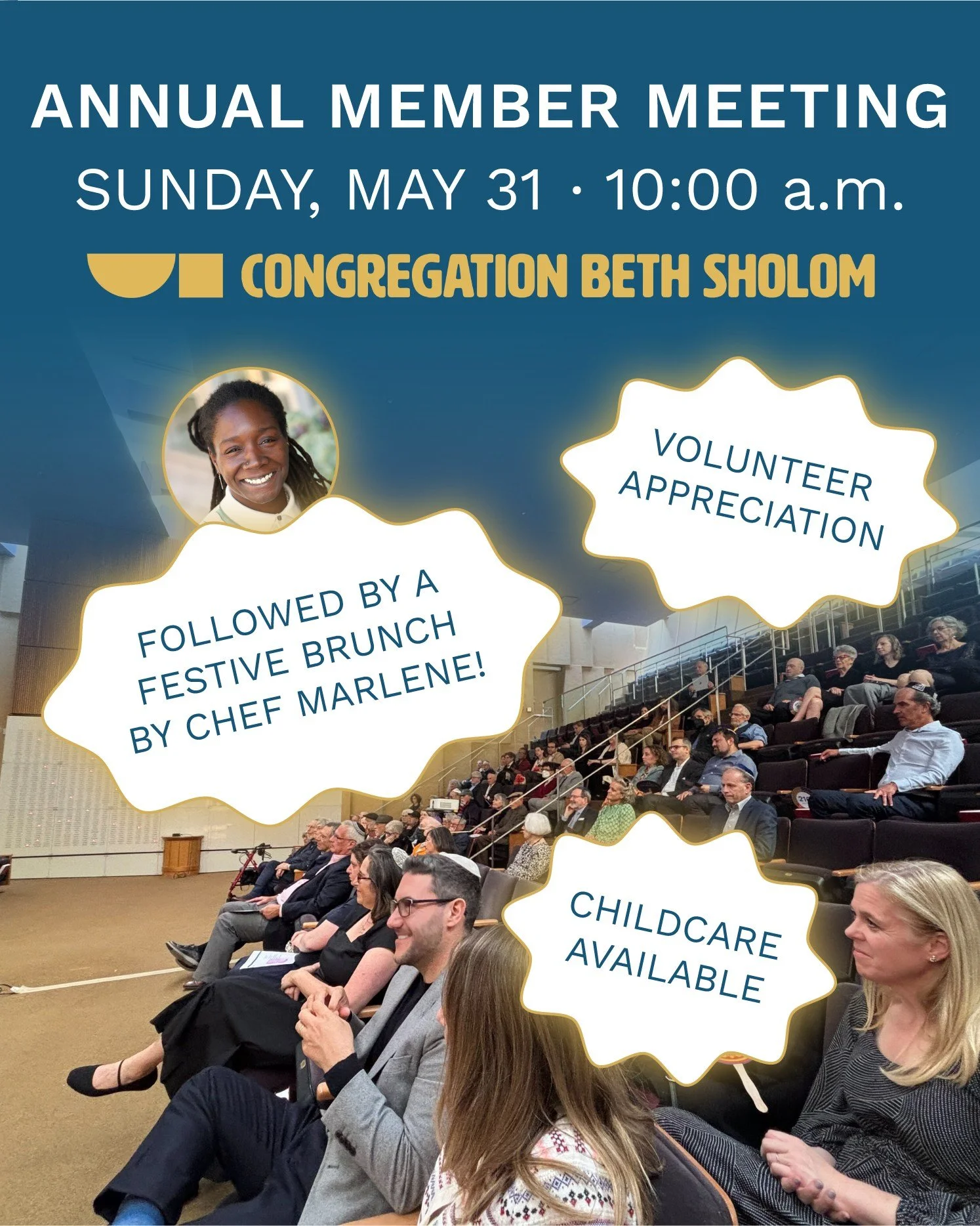 Members, join us this Sunday, May 31st at 10:00 a.m. for our Annual Meeting followed by a festive community brunch by Chef Marlene! RSVP and register for childcare at the link in our bio. 💫