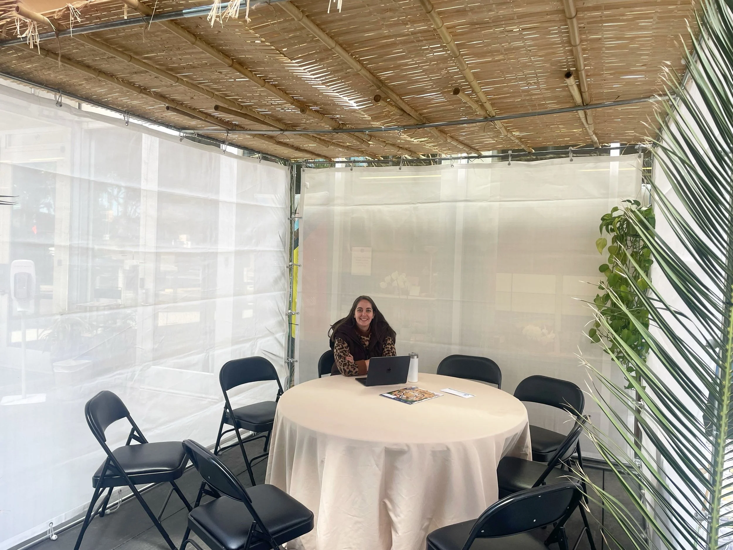 WFS (Work from Sukkah) 💻🌿 Join us every day this week and weekend for Sukkot &amp; Simchat Torah! Visit our website for all the details. 

#sukkot #chagsameach #sukkah #rabbistagram #jewishlife