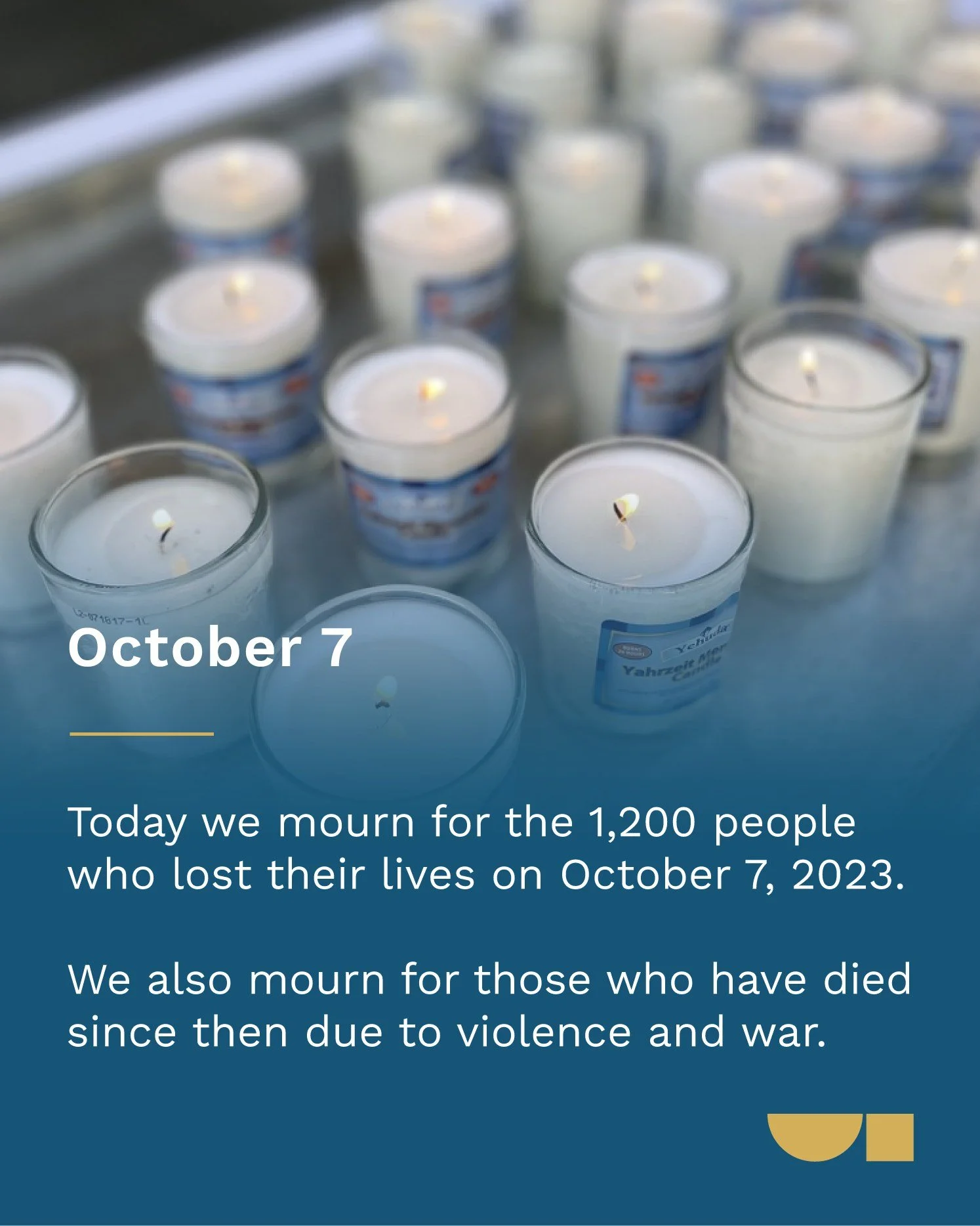 Zichronam Livracha &mdash; may their lives forever be a blessing and may we continue to look towards hope, reconciliation and peace.
.
.
.
#october7 #zichronamlivracha #yahrzeit #remembrance #reconciliation