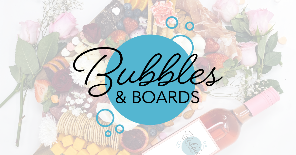 Bubbles & Boards Event Banner Graphic