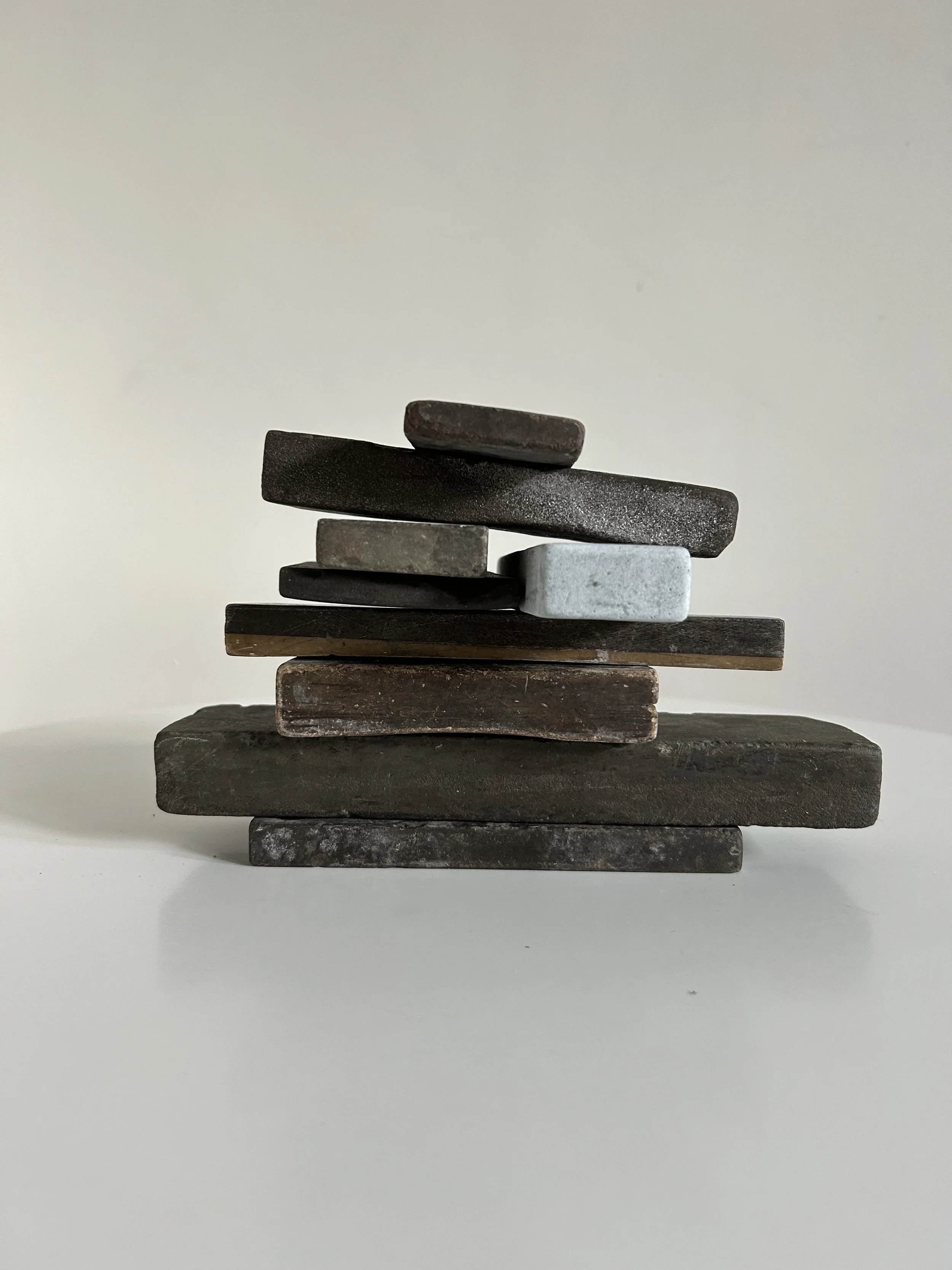 stack of whetstones