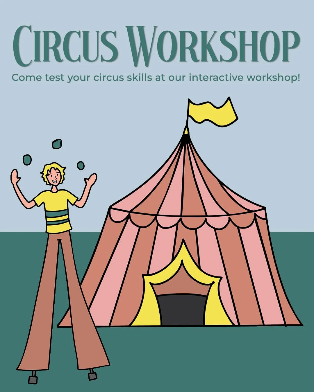 Come test your circus skills as part of our workshop this Friday!

We've got three sessions designed for your child's age group! Booking essentials 🎪

Three to five year olds | Five to eight year olds | Eight to twelve year olds - Link in bio!