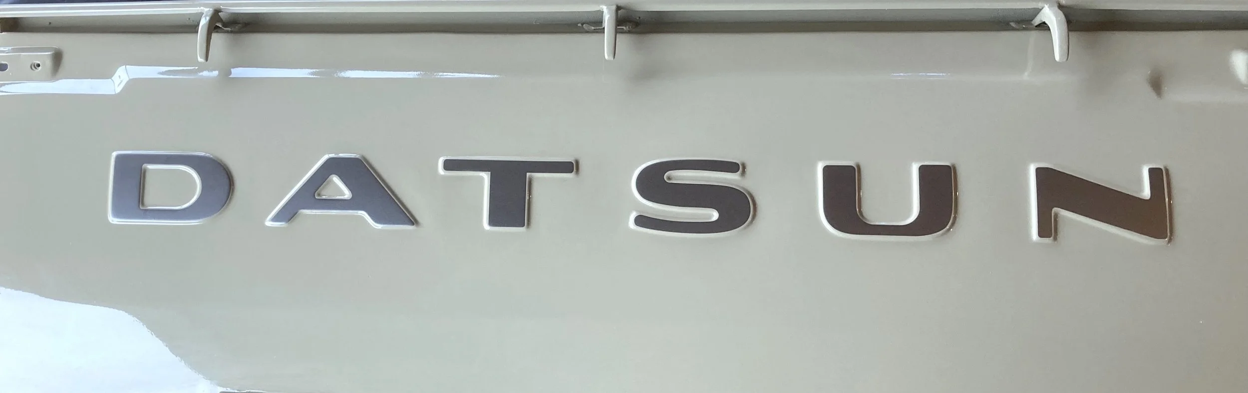 Graphics completed for this retro Datsun ute. 