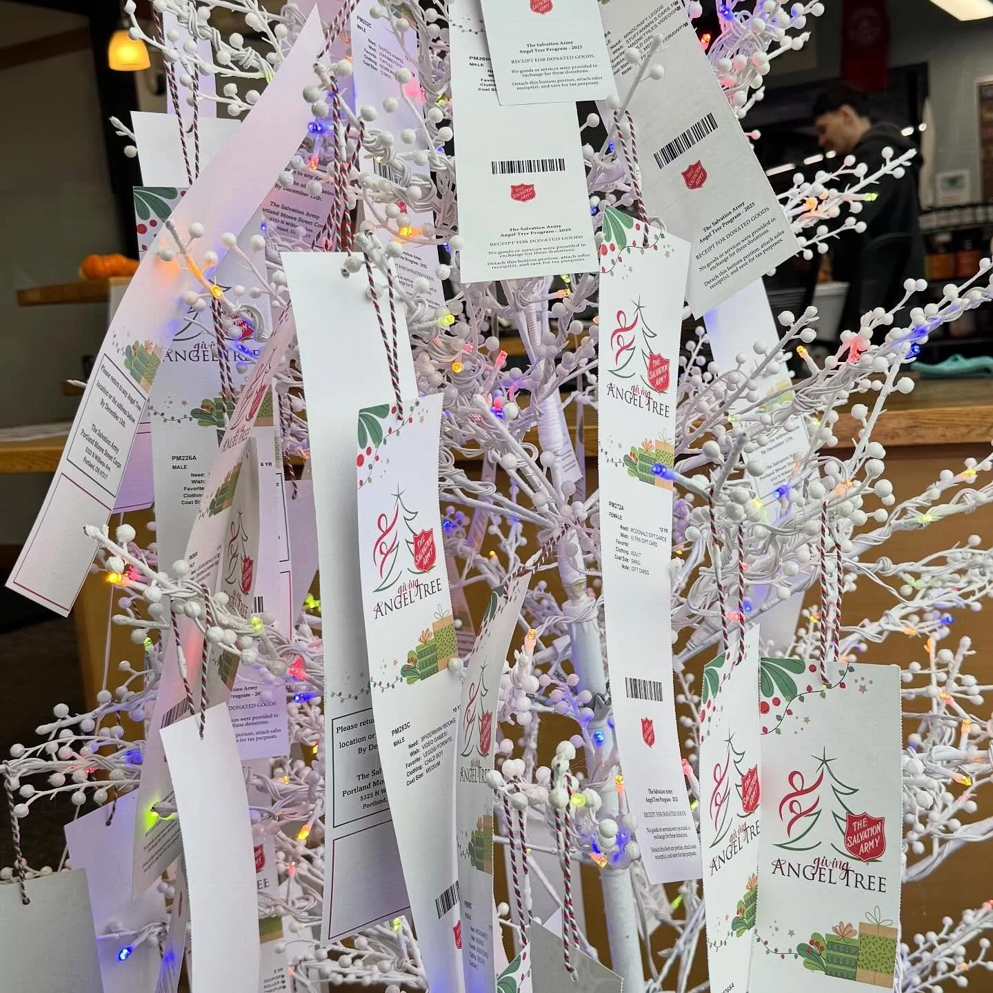 Our Salvation Army giving tree is officially up and ready 
Make a child&rsquo;s holiday special.