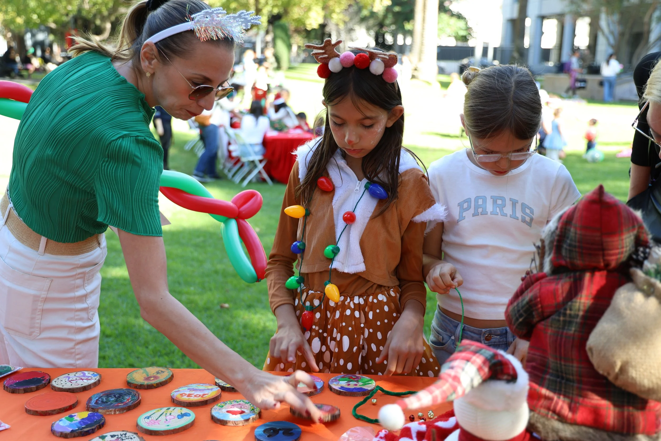 Making Spirits Bright: Art in the Park at the 2nd Annual Picnic with Santa