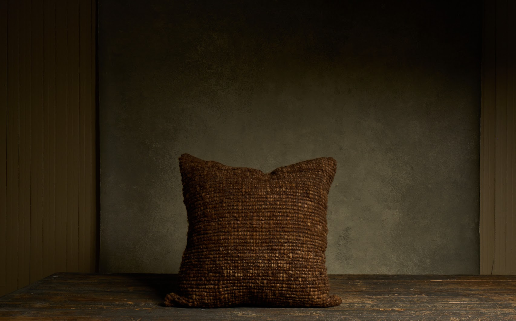 Makun Textured Pillow — Tobacco