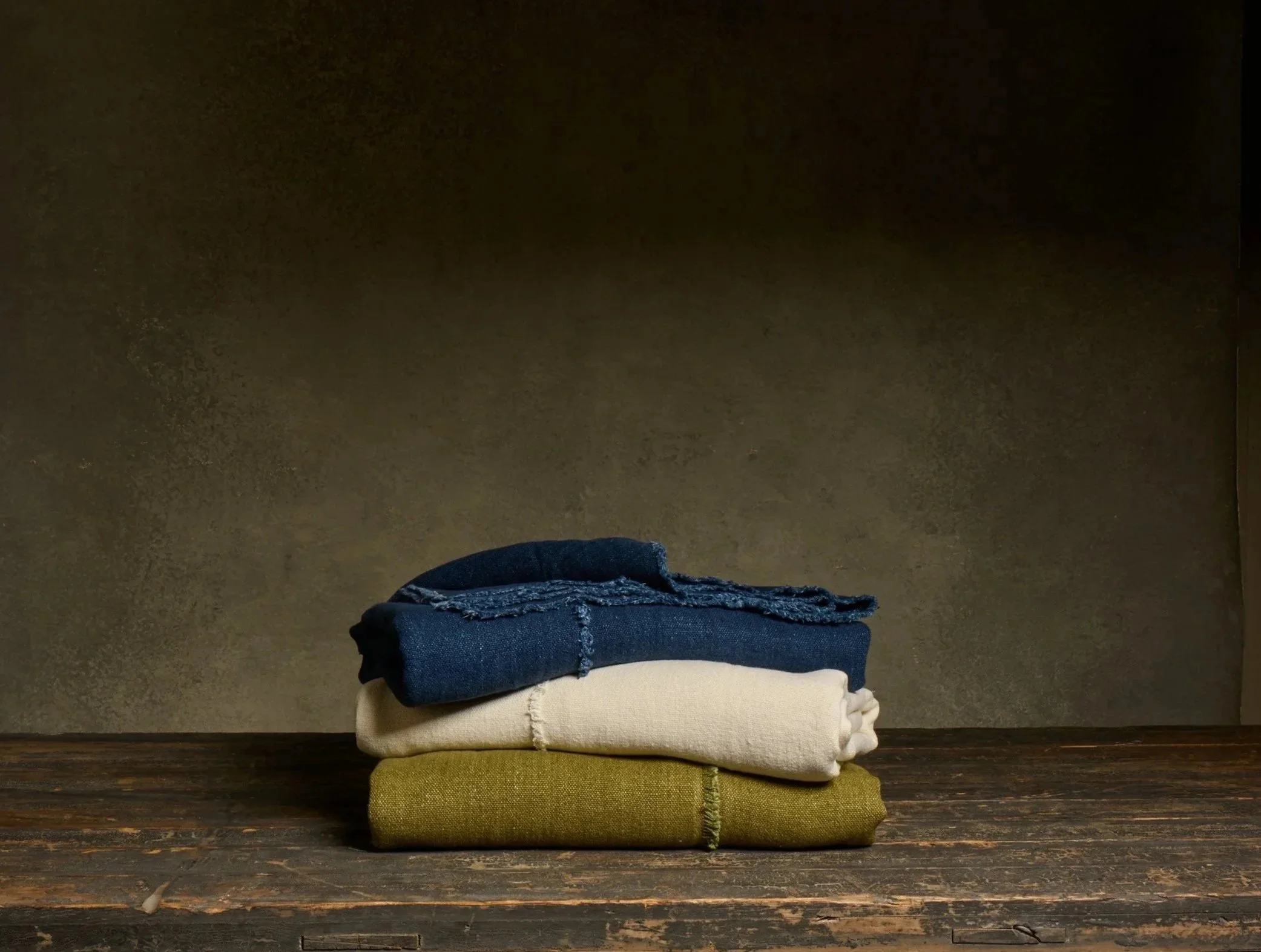 Reed Bedding — Midnight, Pine, and Snowfall