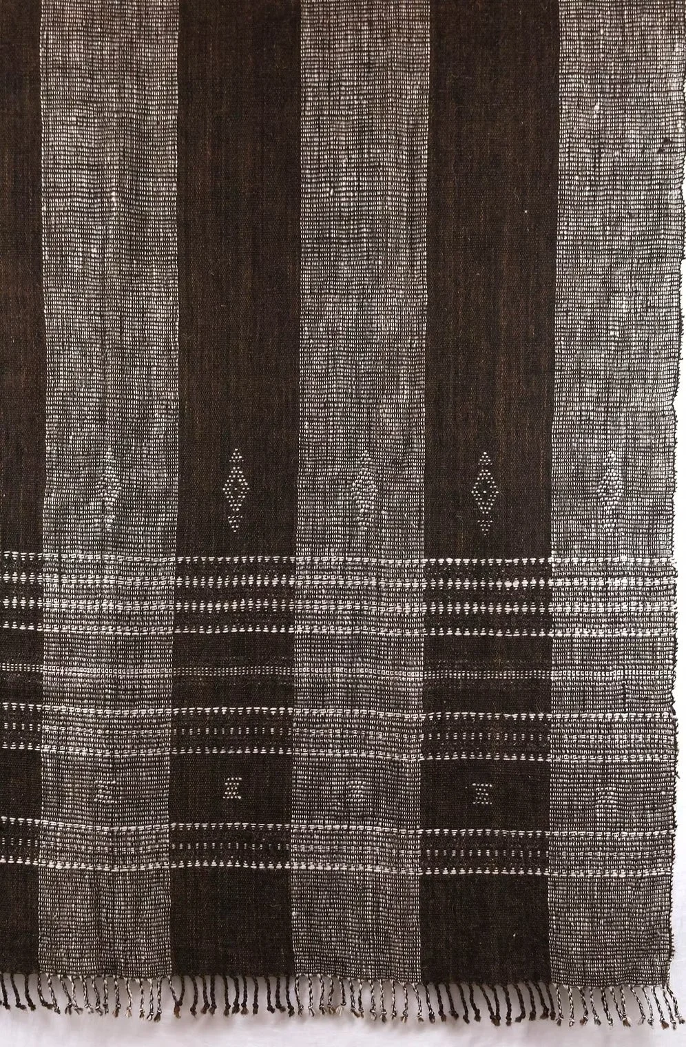 Meera Wool Dark Brown Throw