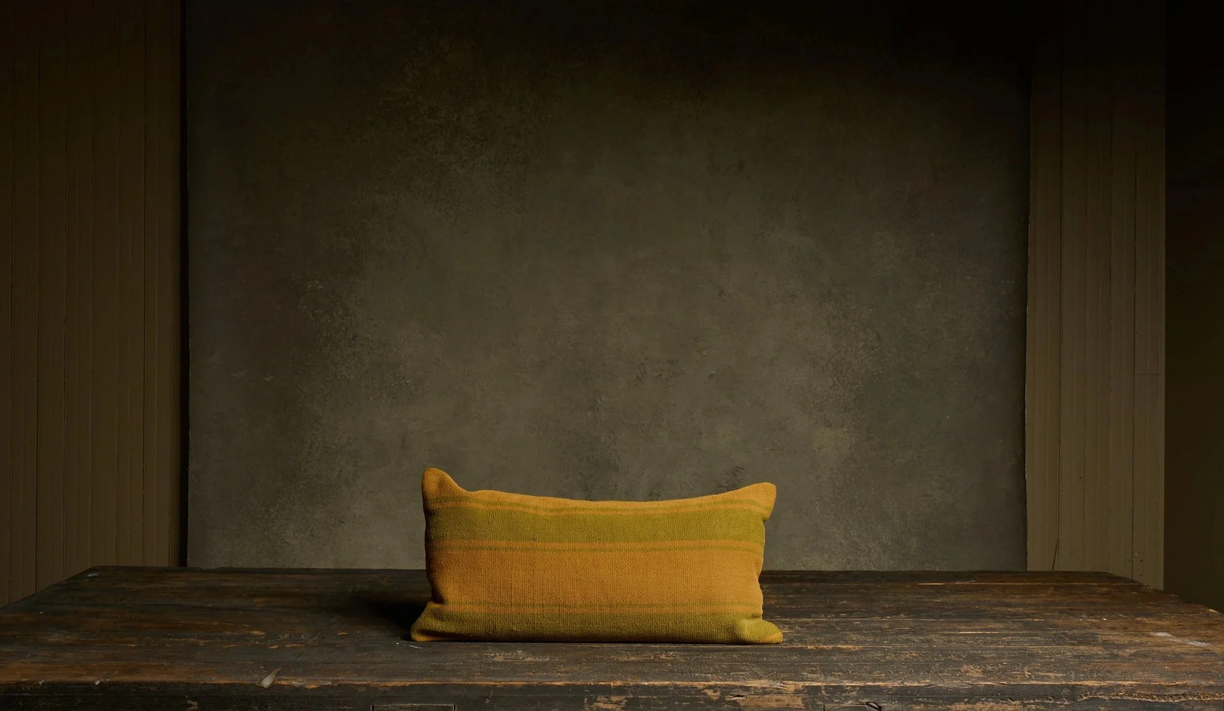 Heavy Woven Striped Pillowcase