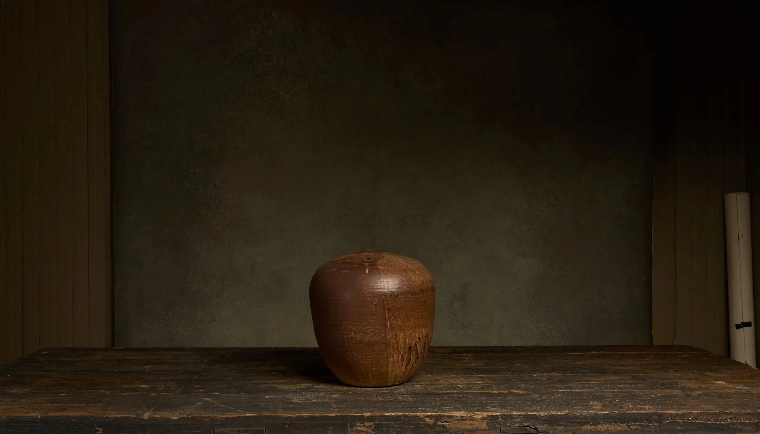 Hand-Turned Wood Vase