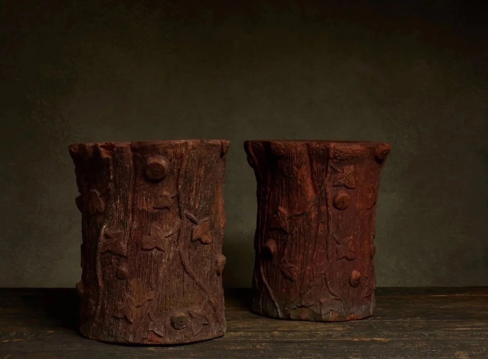Faux Bois Planter