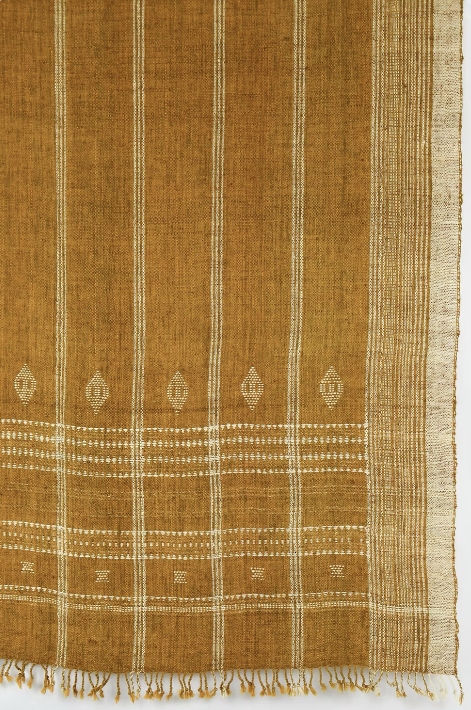 Mae Wool Mustard Throw