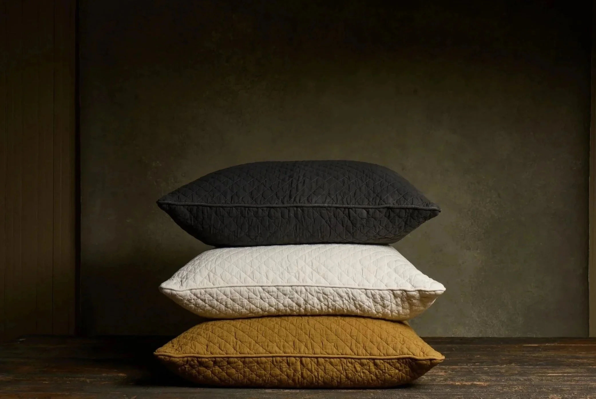 ADA Pillows — Hay, Ironware, and Snowfall