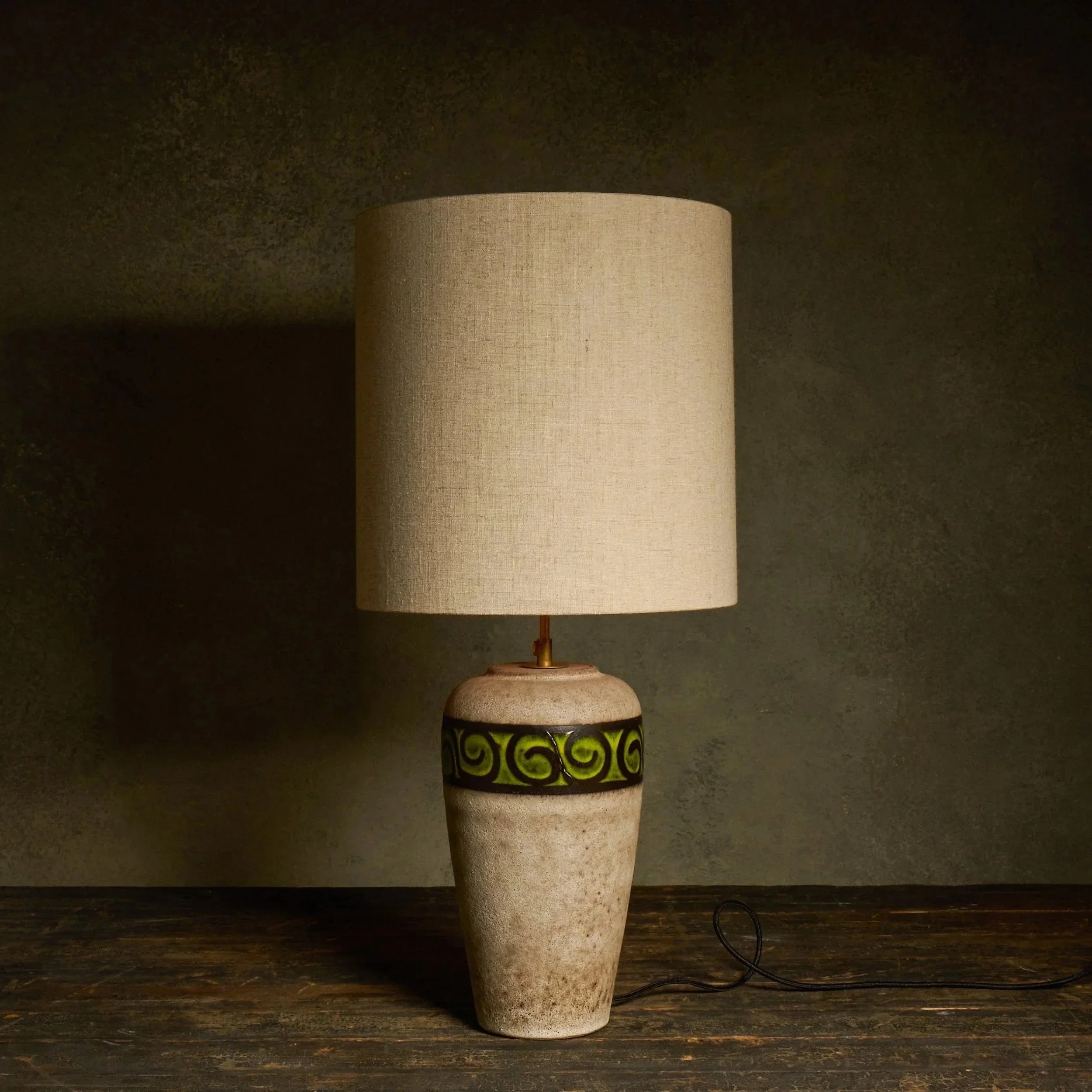 German Ceramic Table Lamp
