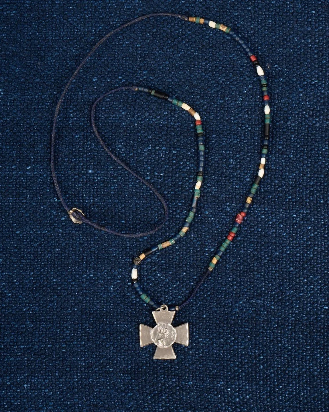 Vintage Native American Sterling Silver Assorted Beads