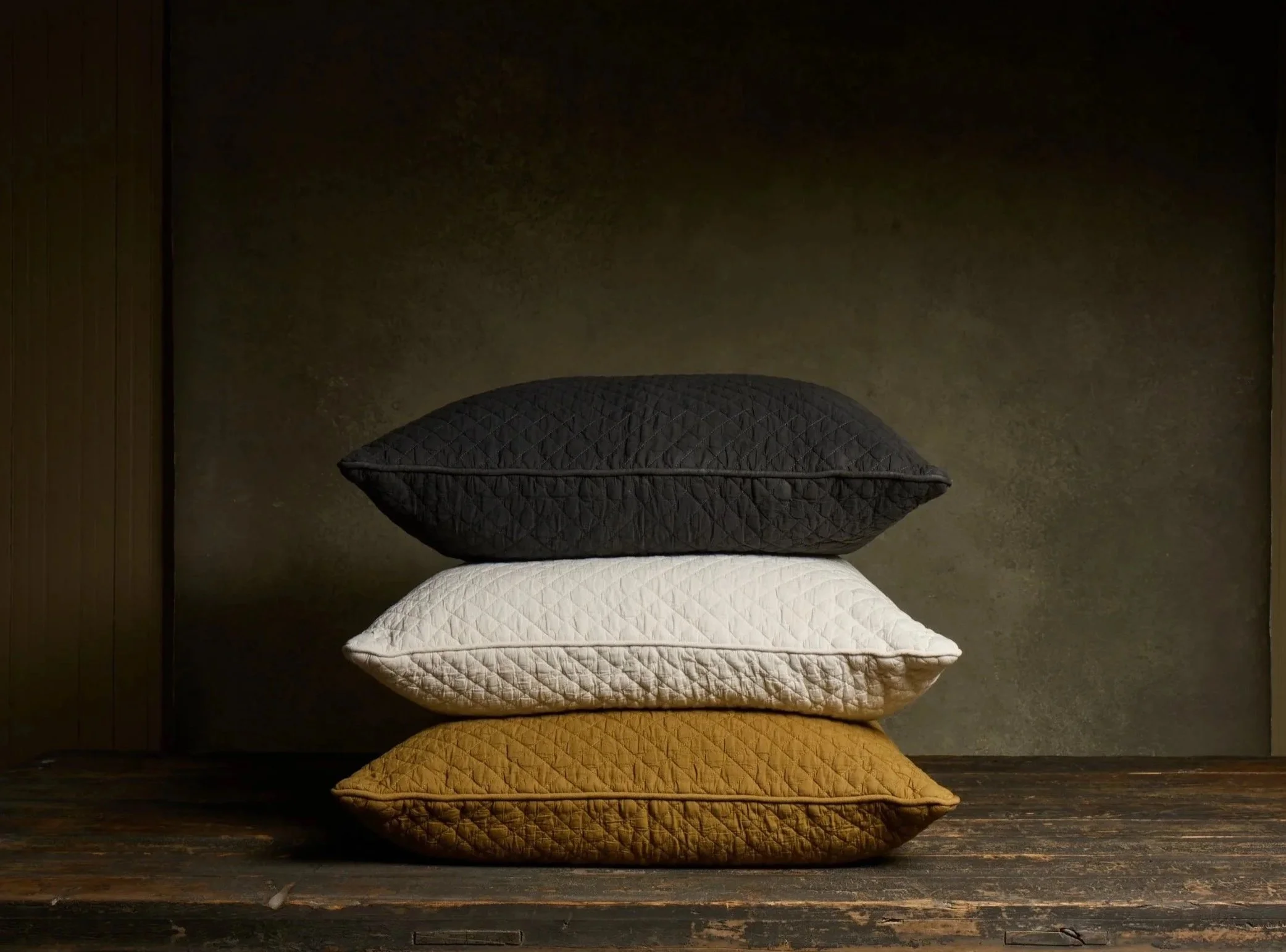 ADA Pillows — Hay, Ironware, and Snowfall