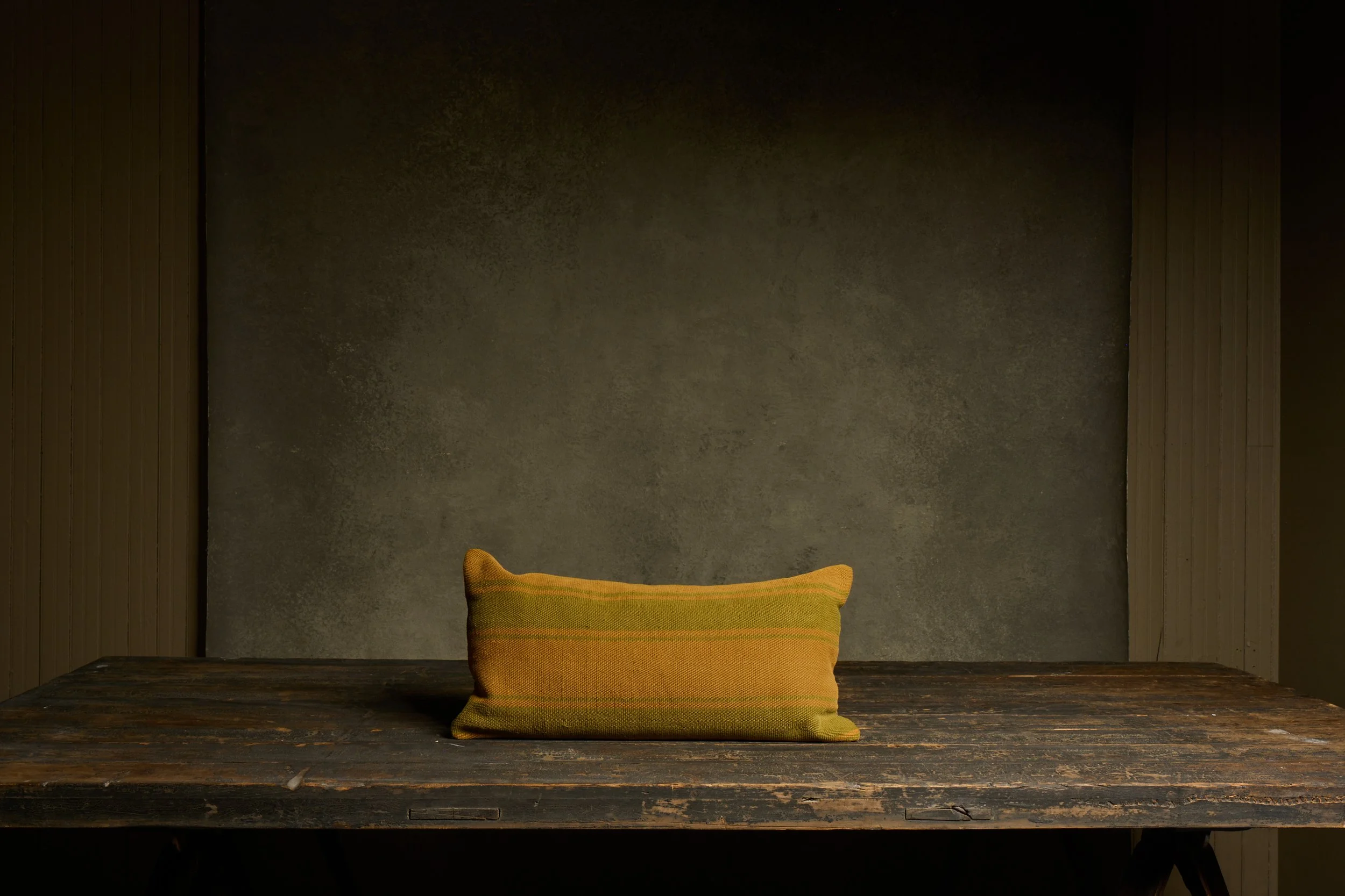 Heavy Woven Striped Pillowcase