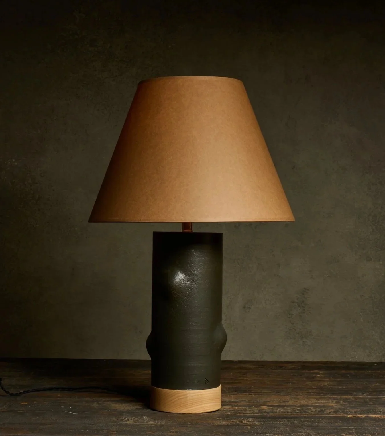 Natan Moss Cylindrical Bump Lamp