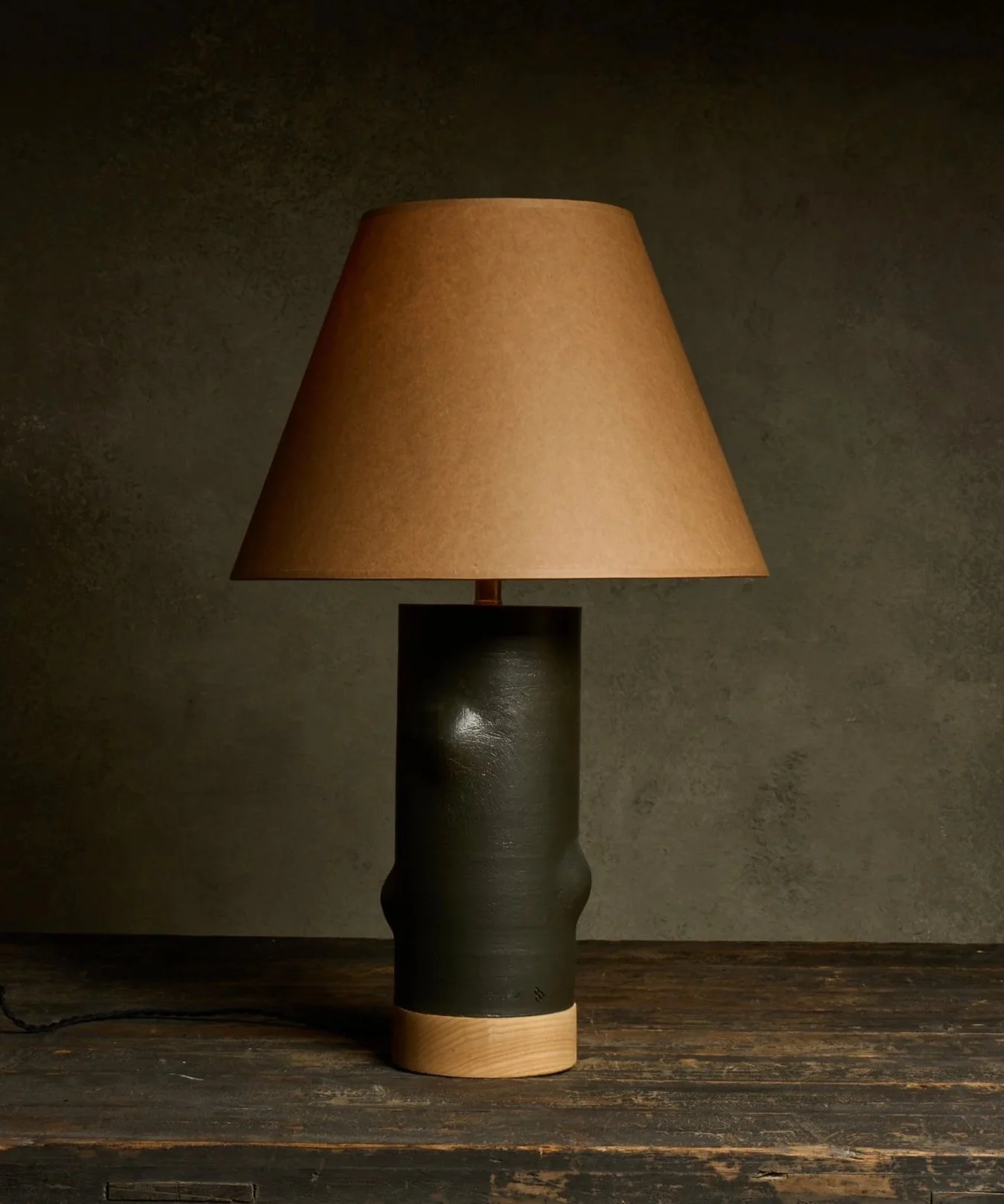 Natan Moss Cylindrical Bump Lamp