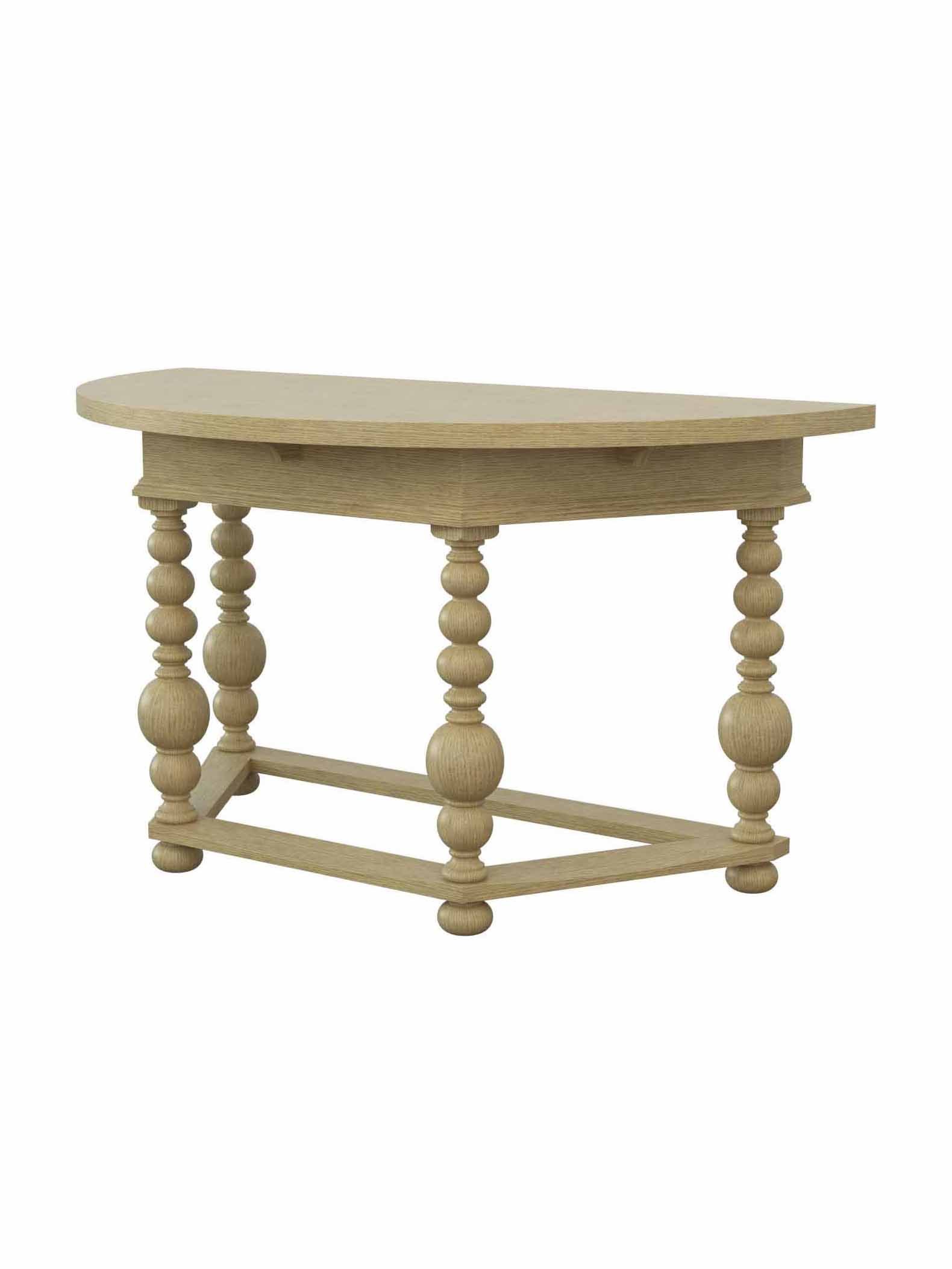 Campanil Demilune Table