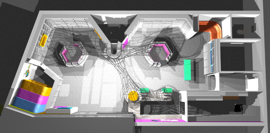  The Reading Bug&nbsp;/ / 3D floor plan 