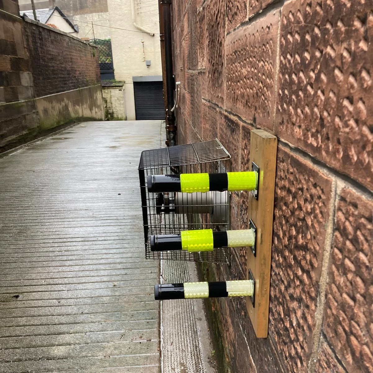 Photo of wall with lines and textures