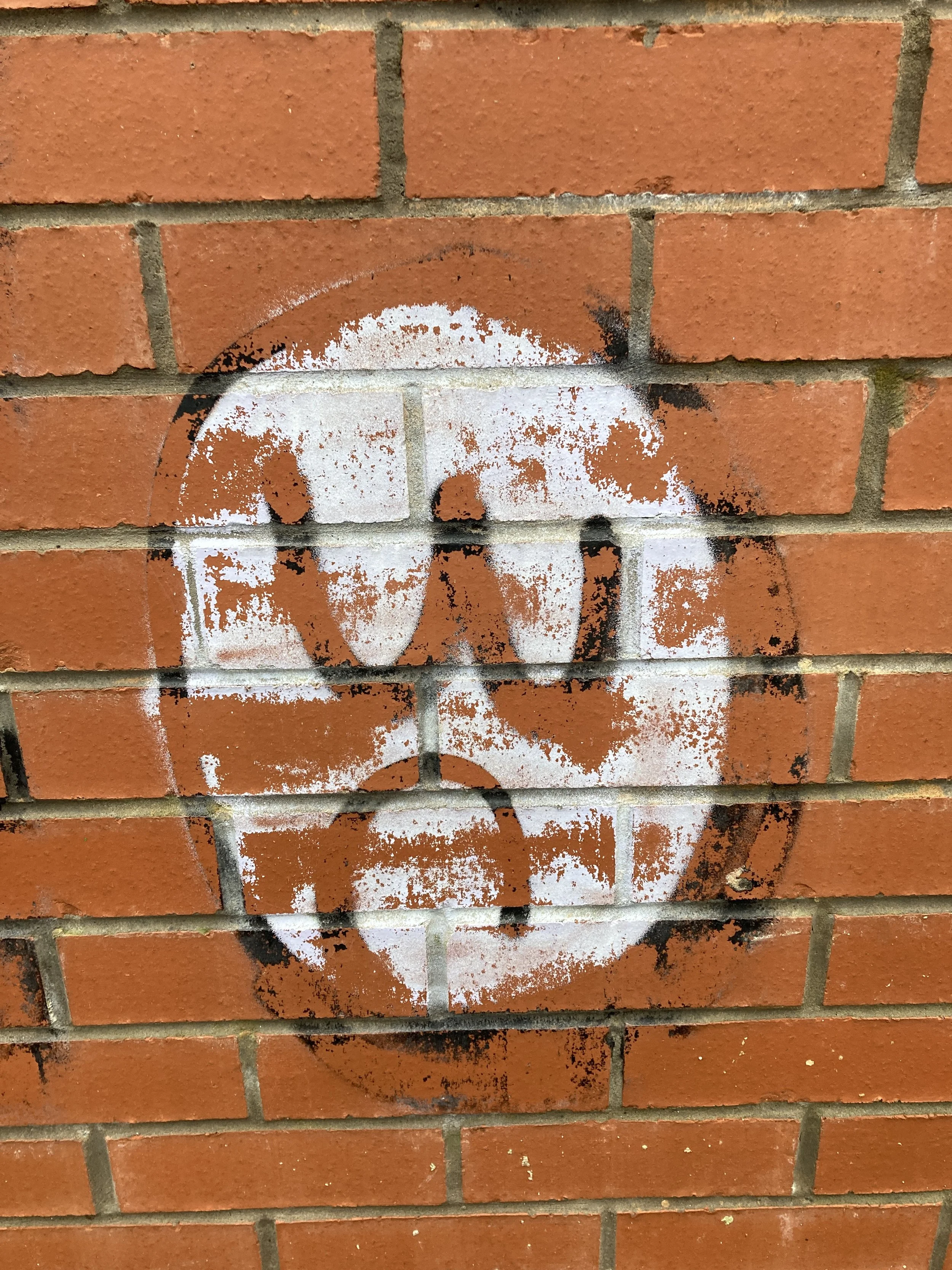 Sad face grafitti, Glasgow