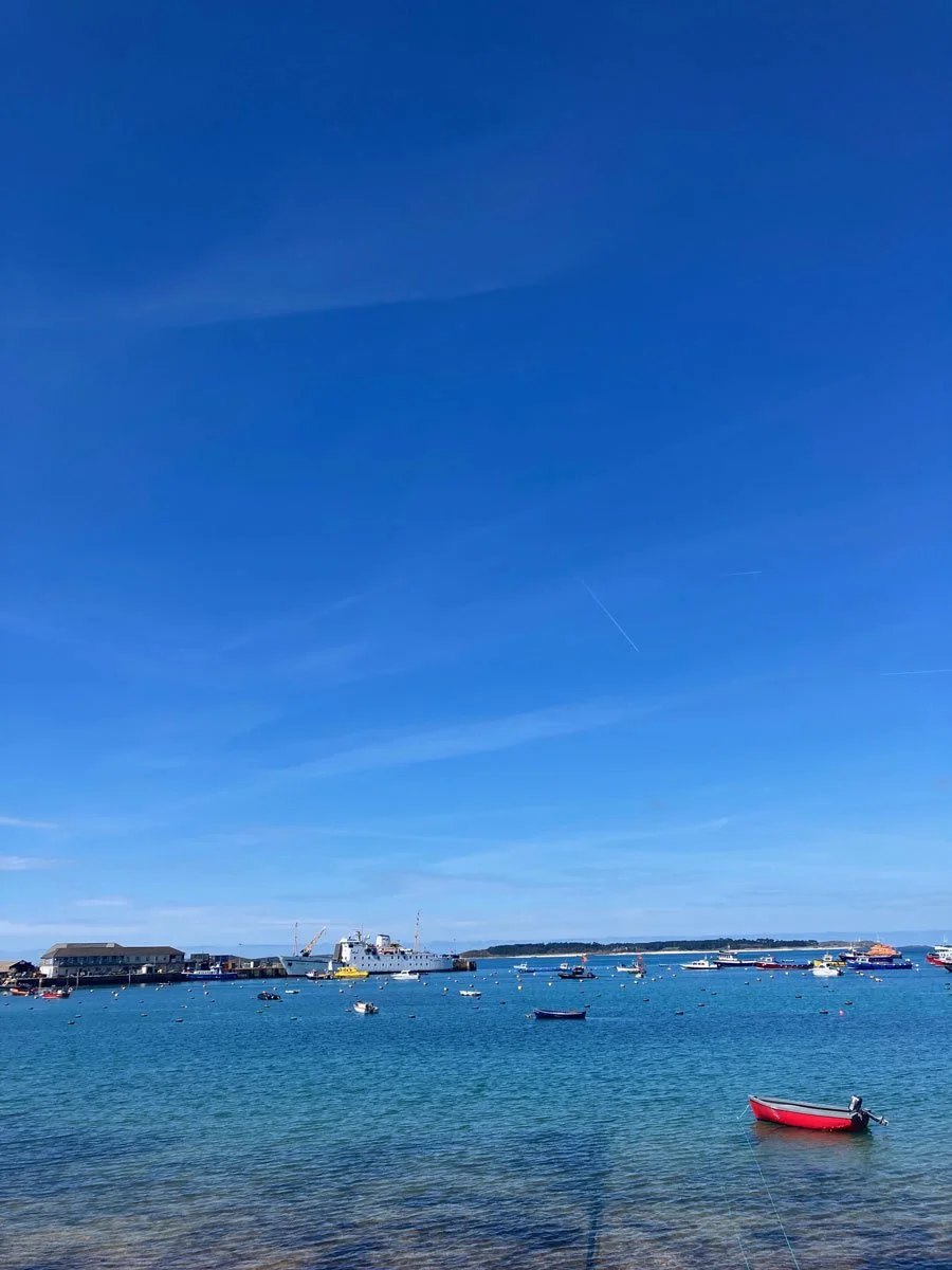 St Marys sea and sky